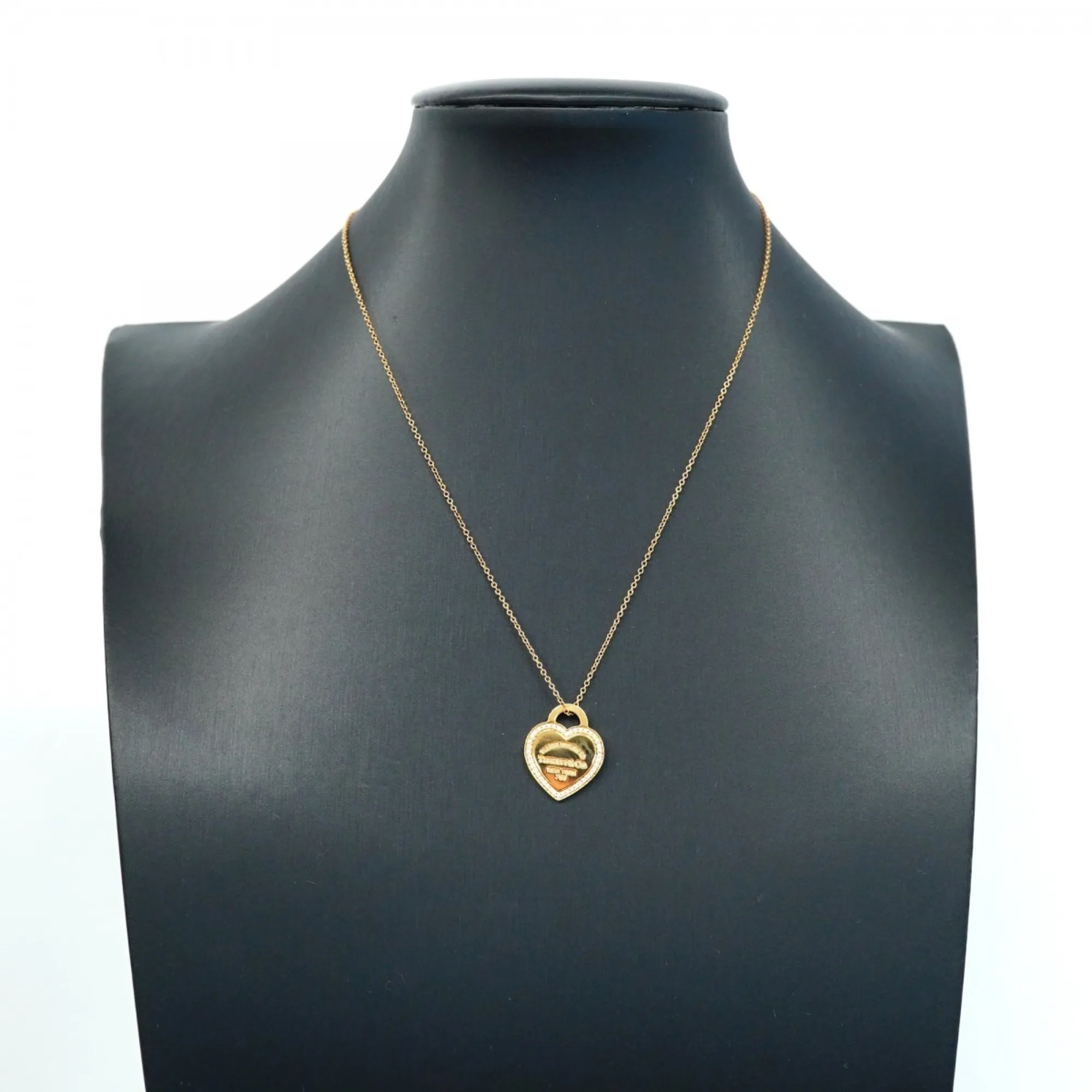 TIFFANY & CO. 18k Gold Diamond Necklace