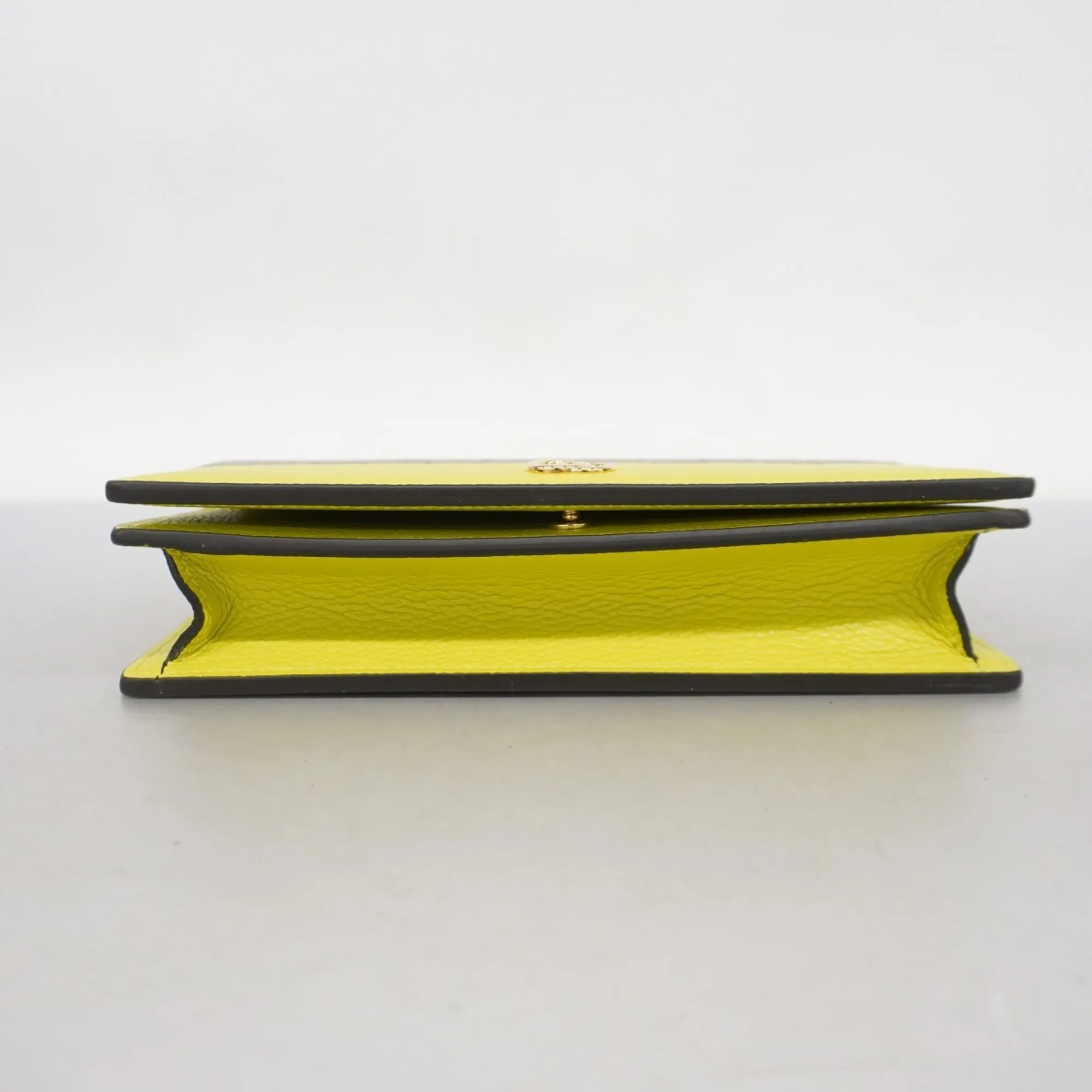 GUCCI Brown Leather GG Marmont Wallet