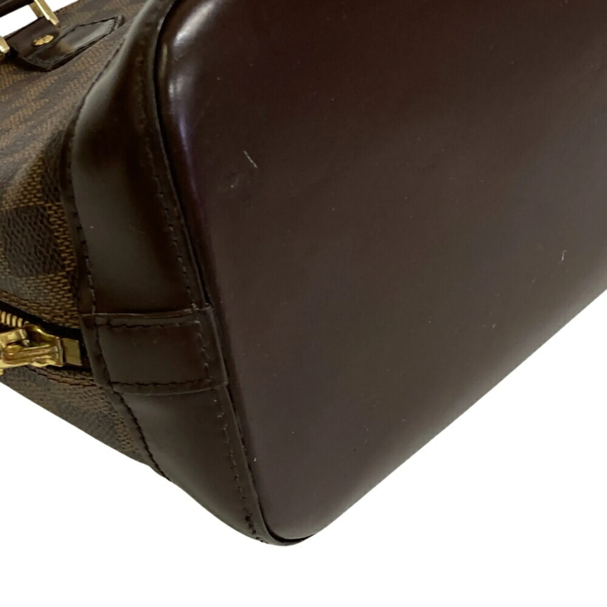 LOUIS VUITTON Brown Damier Alma Bag