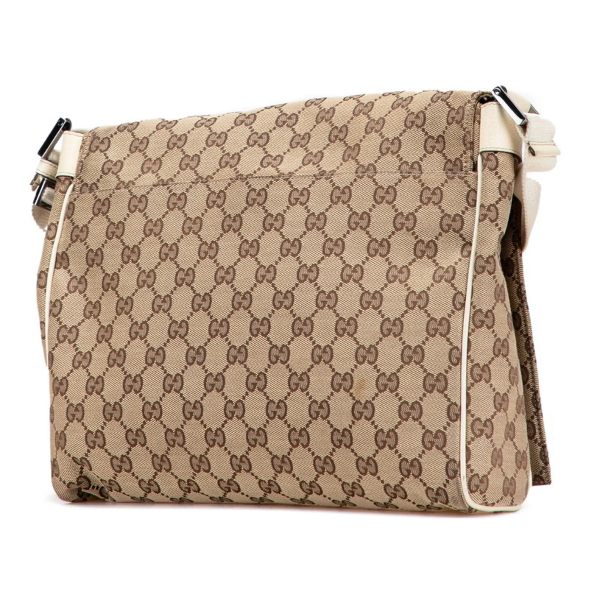 GUCCI Brown Leather Shoulder Bag