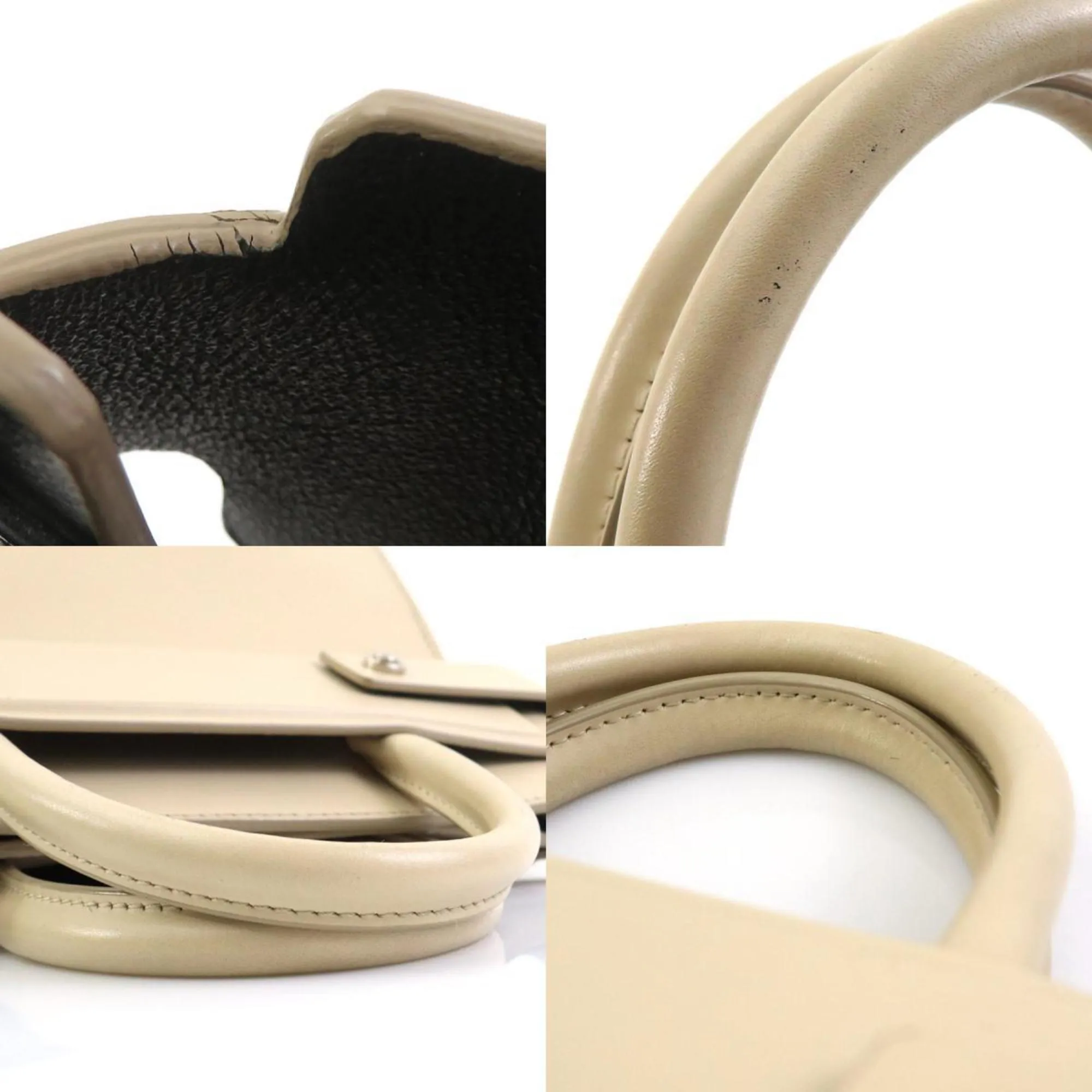 GIVENCHY Beige Leather Shoulder Bag