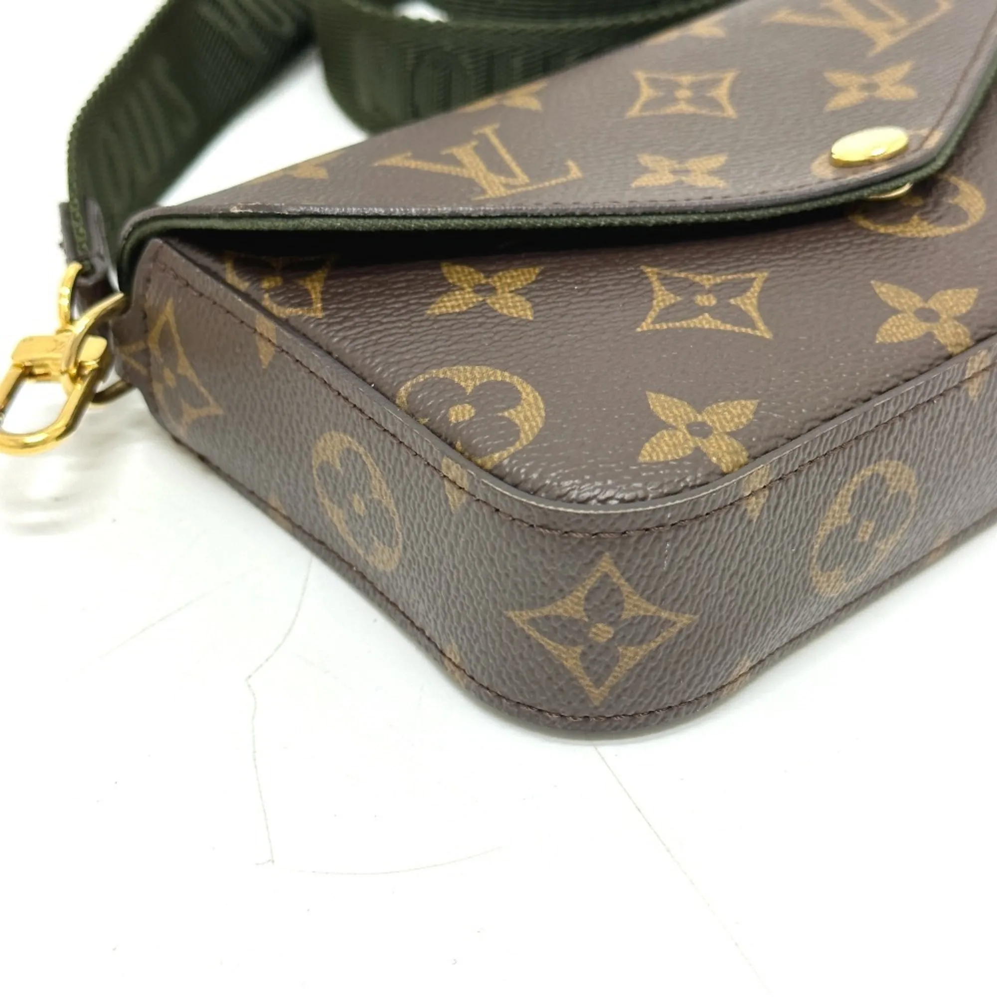LOUIS VUITTON Brown Monogram Shoulder Bag