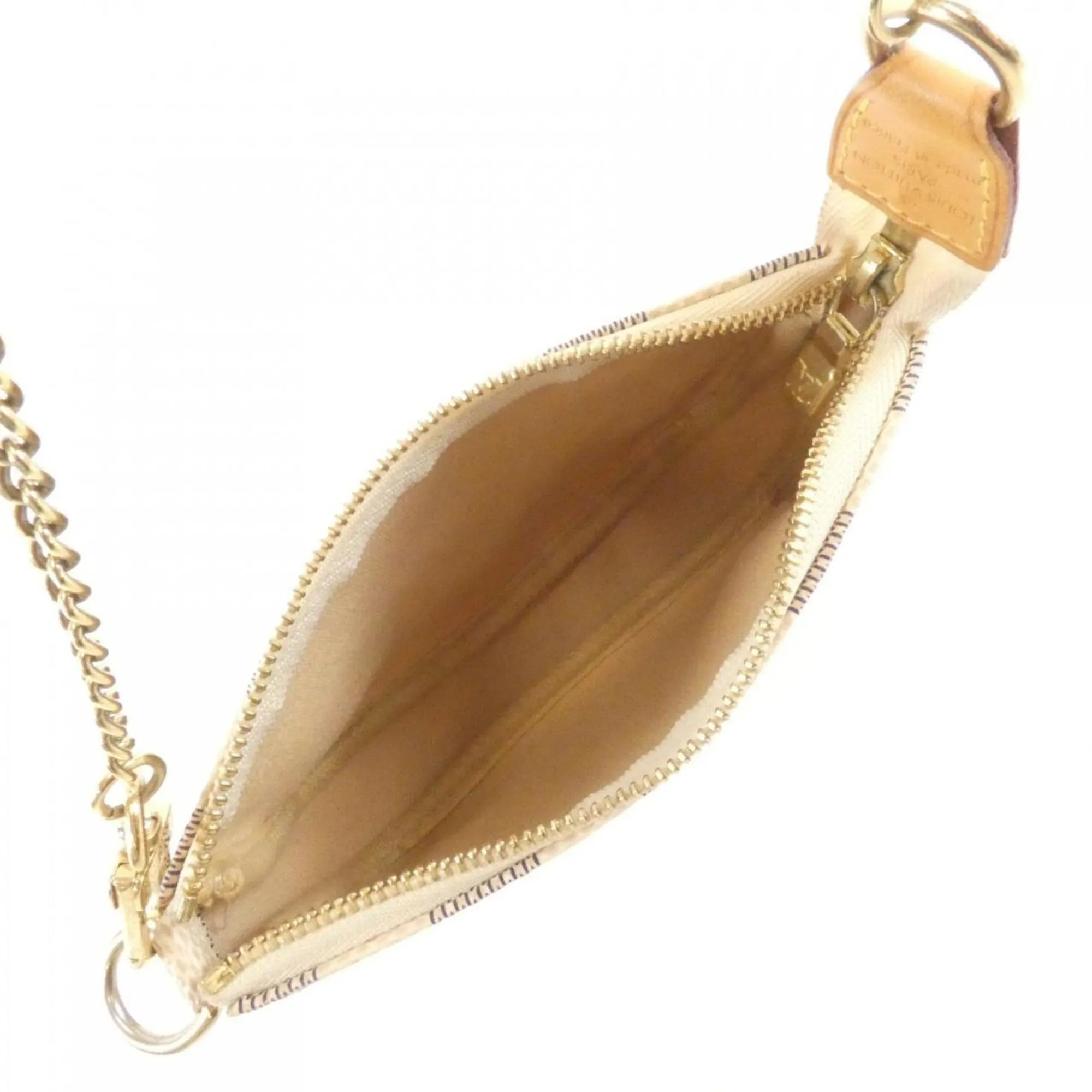 LOUIS VUITTON Gold Damier Pouch