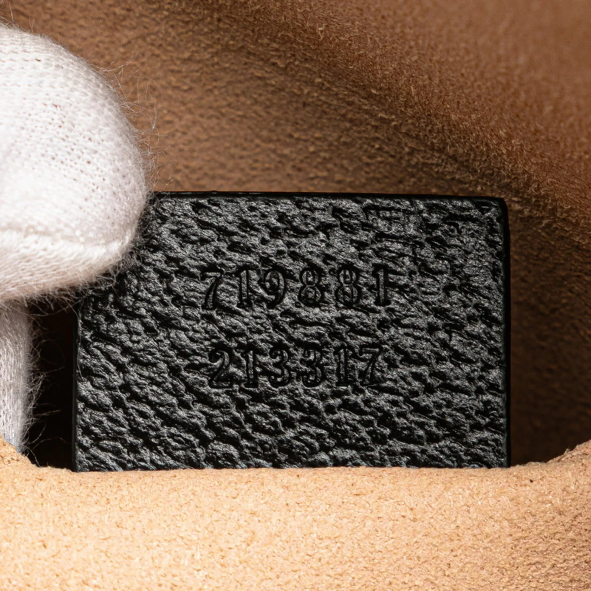 GUCCI Black Leather Shoulder Bag