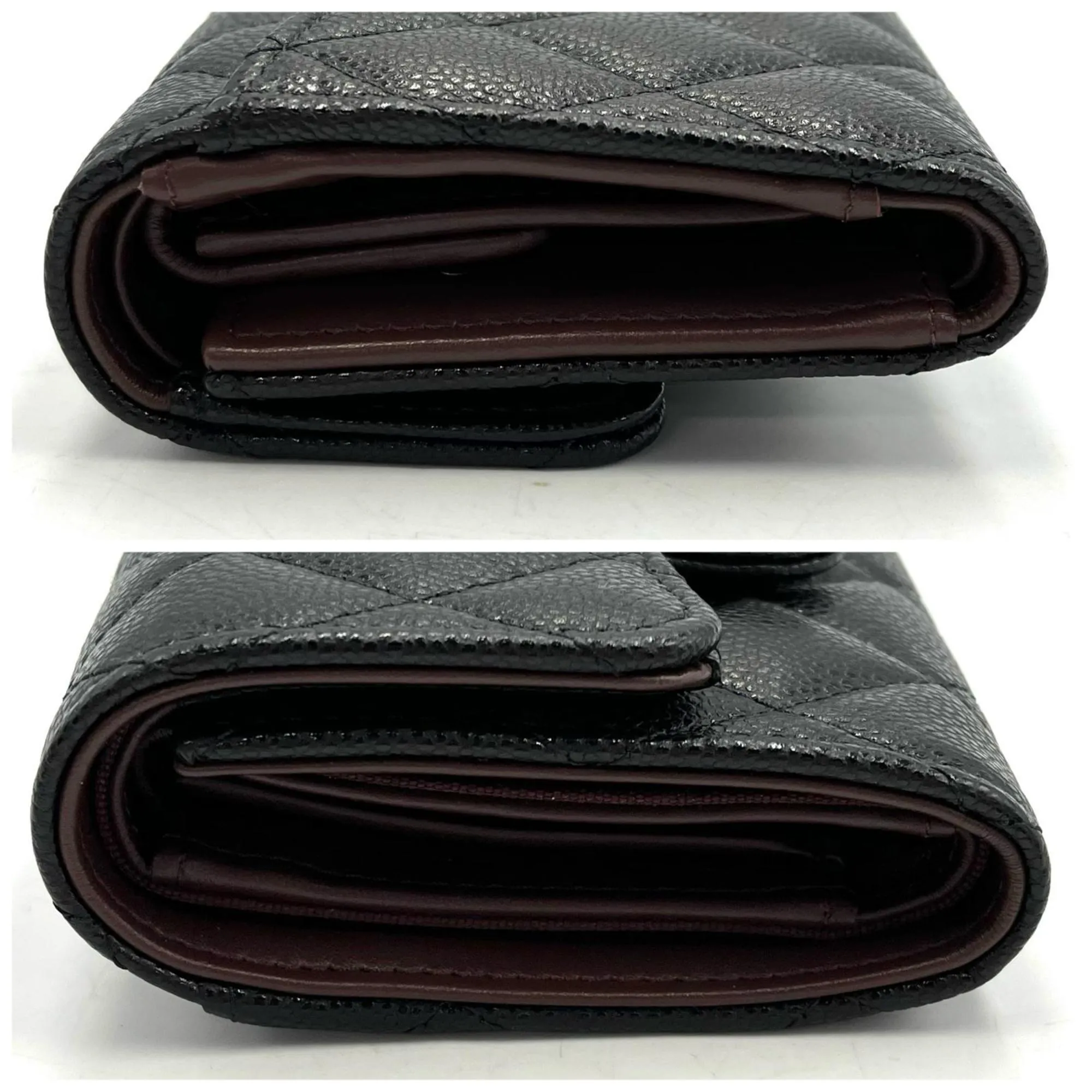 CHANEL Black Leather Wallet