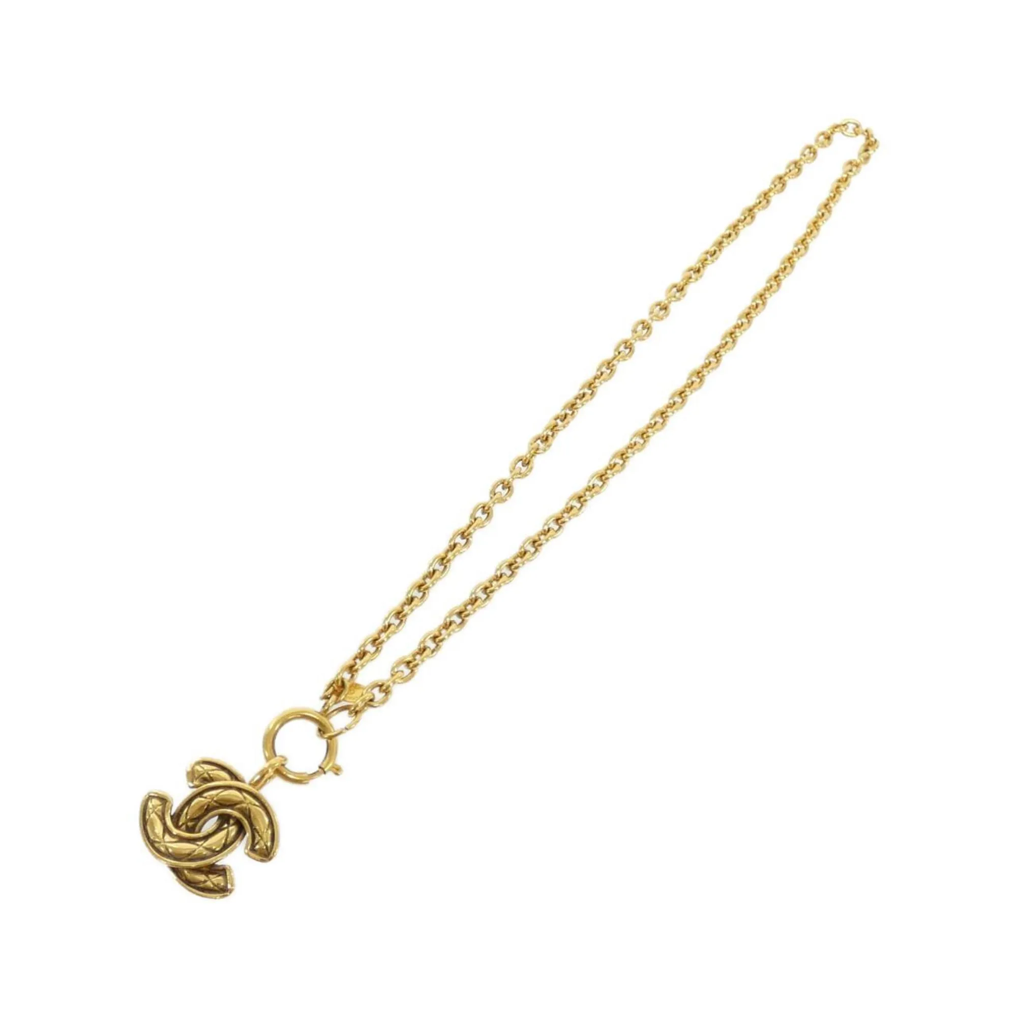 CHANEL Gold Necklace
