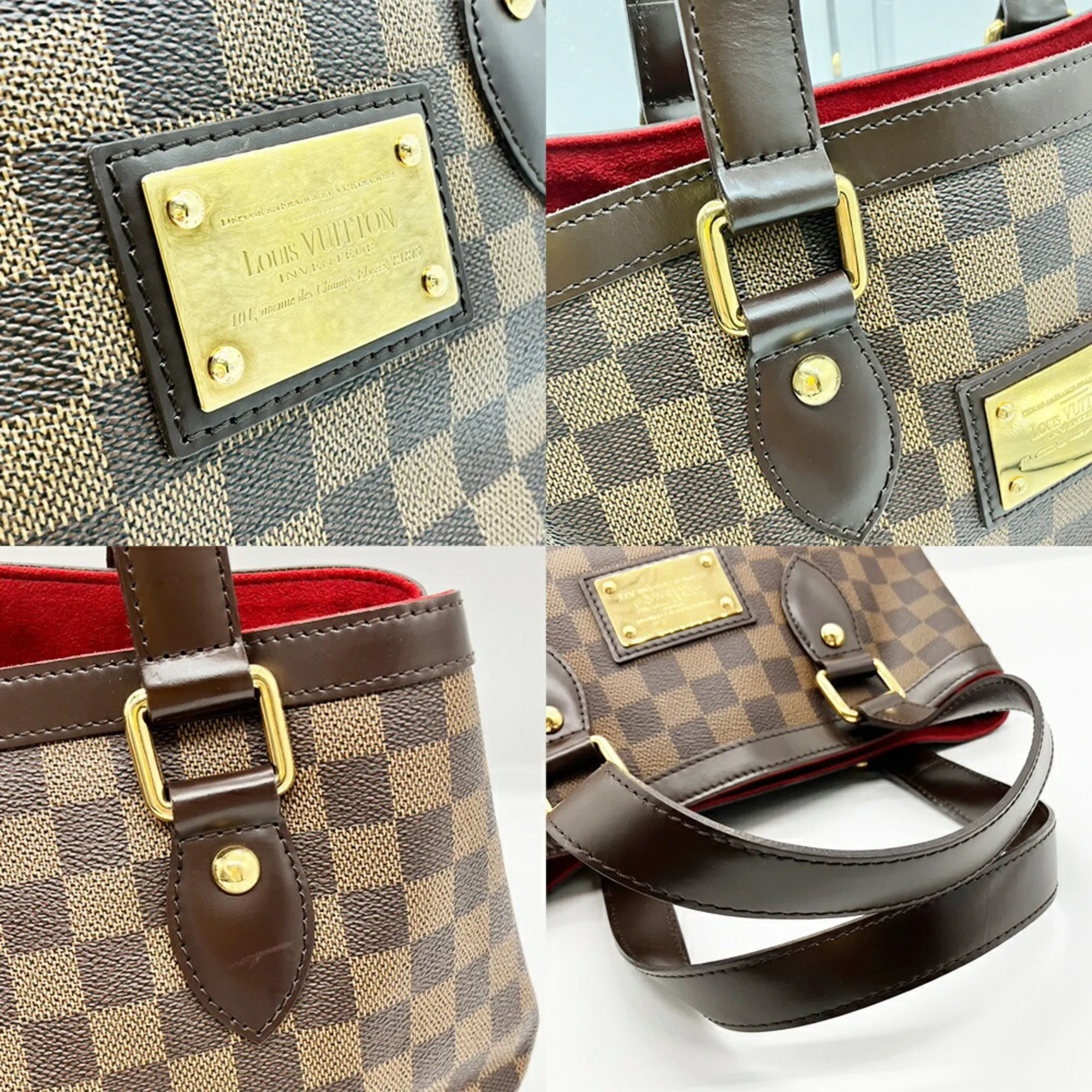 LOUIS VUITTON Brown Damier Tote Bag