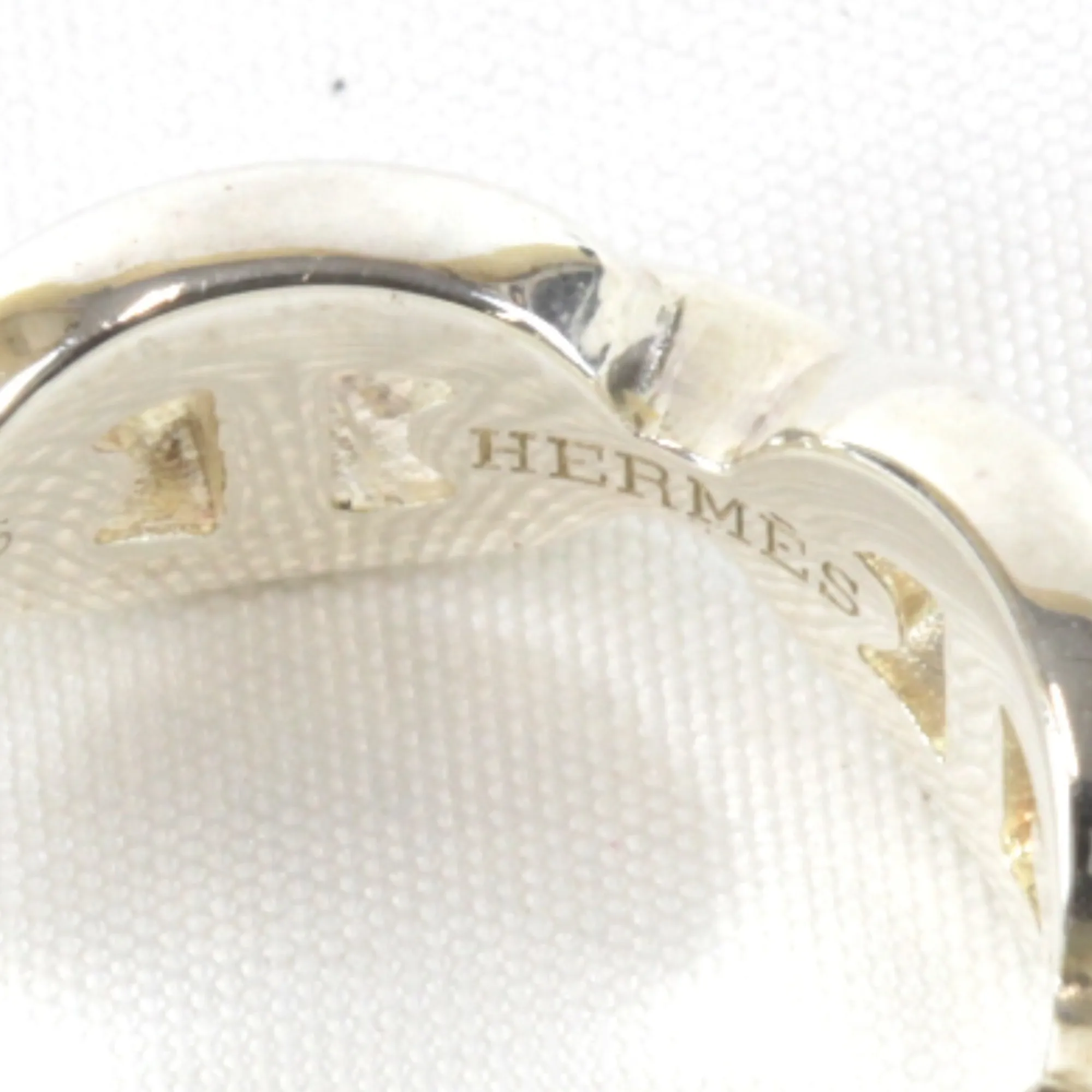 HERMES Silver Ring #51