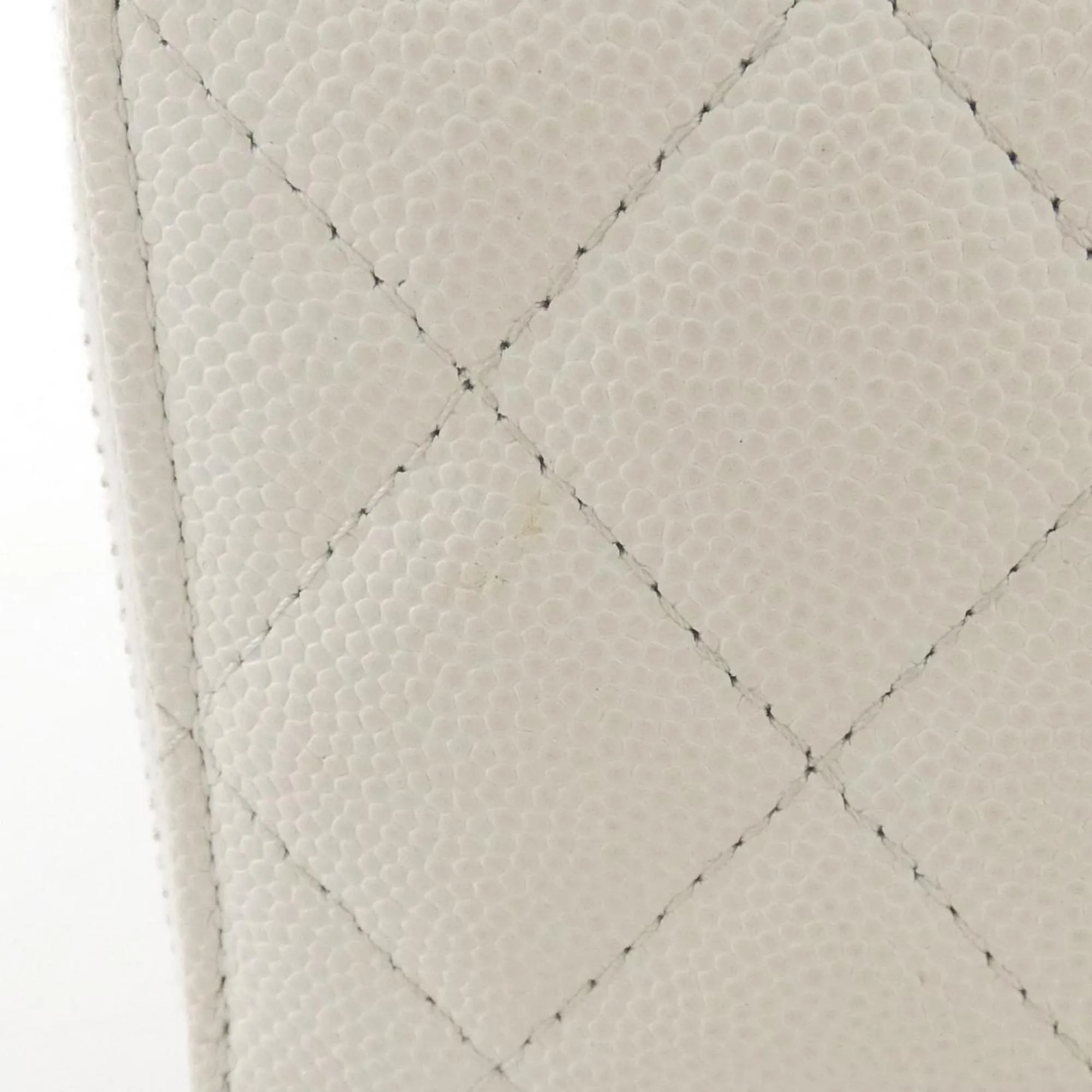 CHANEL White Card Holder