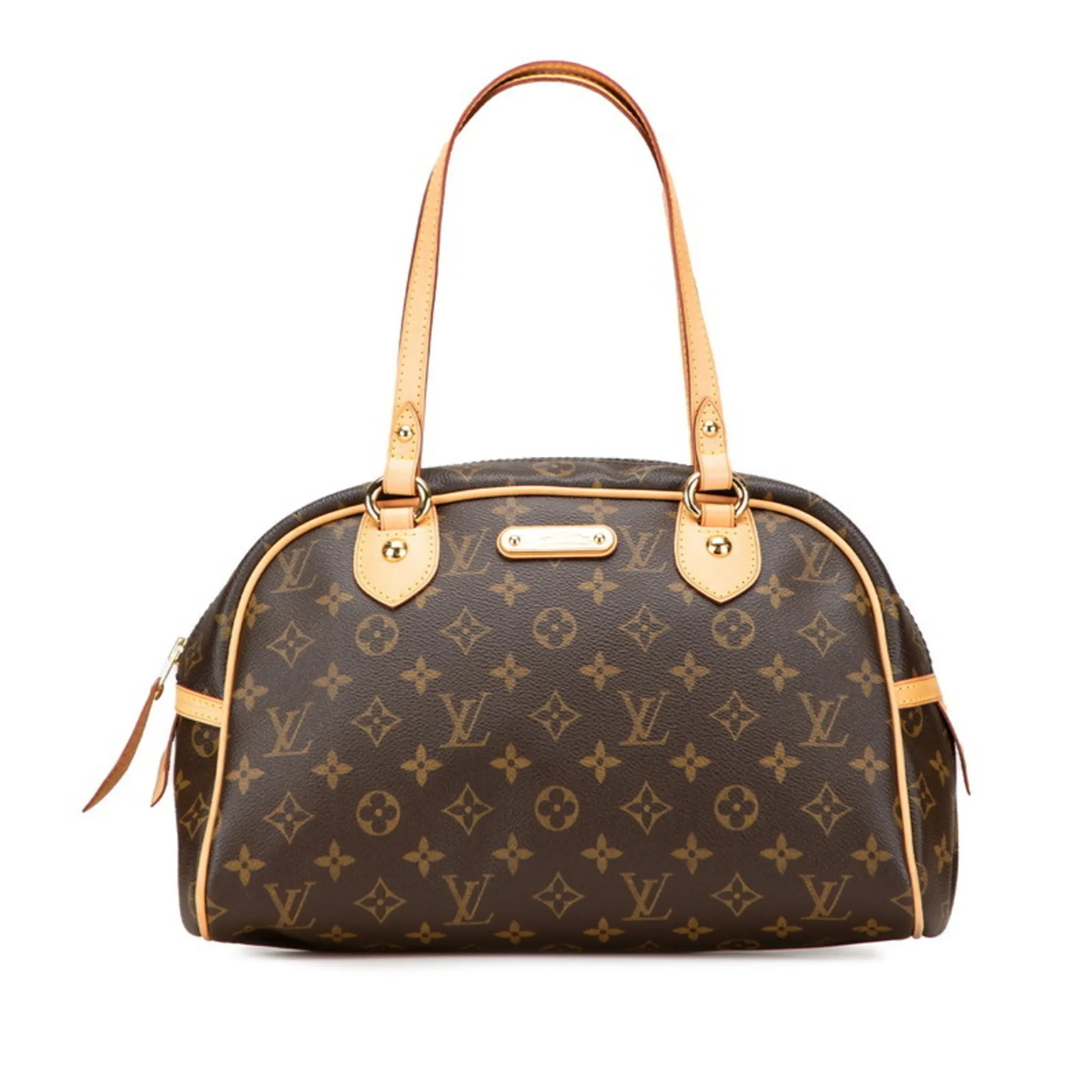 LOUIS VUITTON Brown Monogram Leather Bag