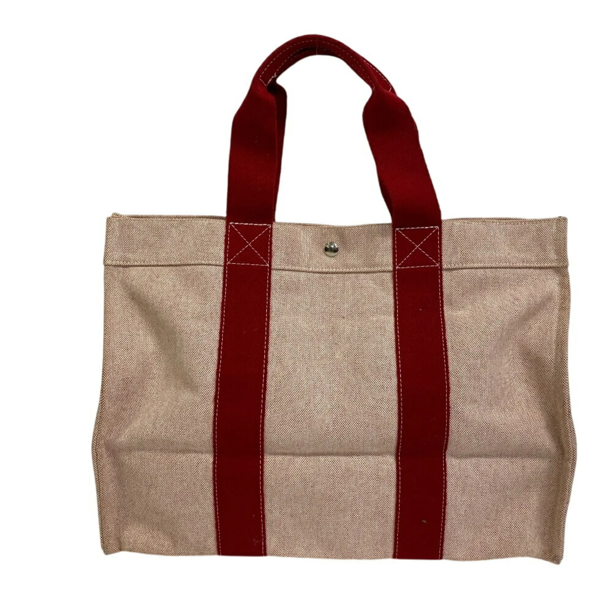 HERMES Red Tote Bag