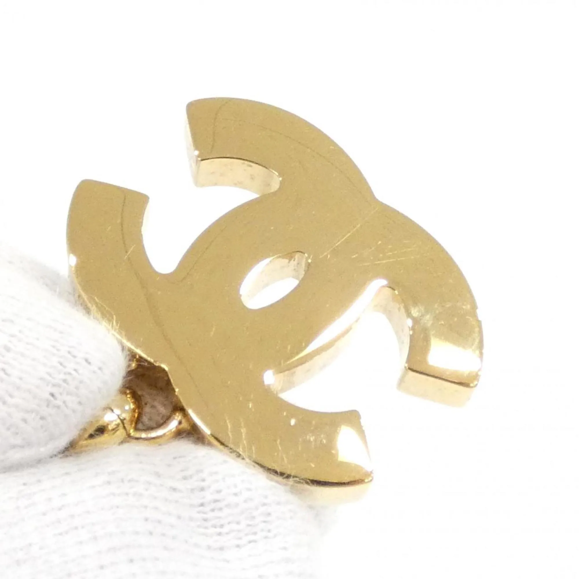 CHANEL Black Earrings