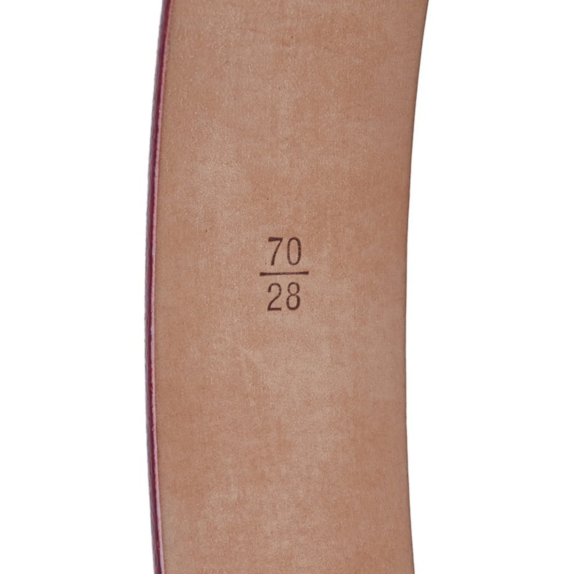 LOUIS VUITTON White Monogram Leather Belt