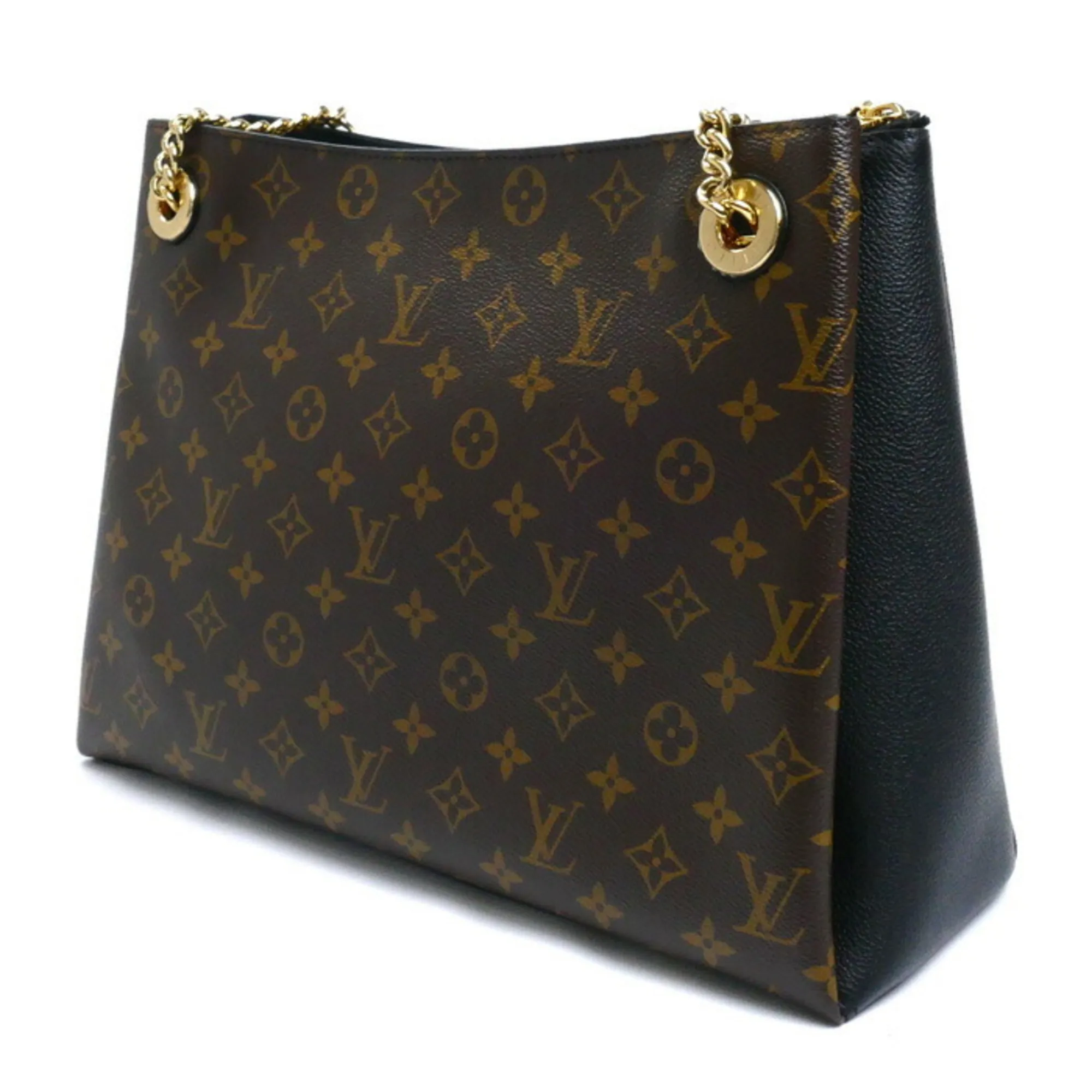 LOUIS VUITTON Black Monogram Shoulder Bag