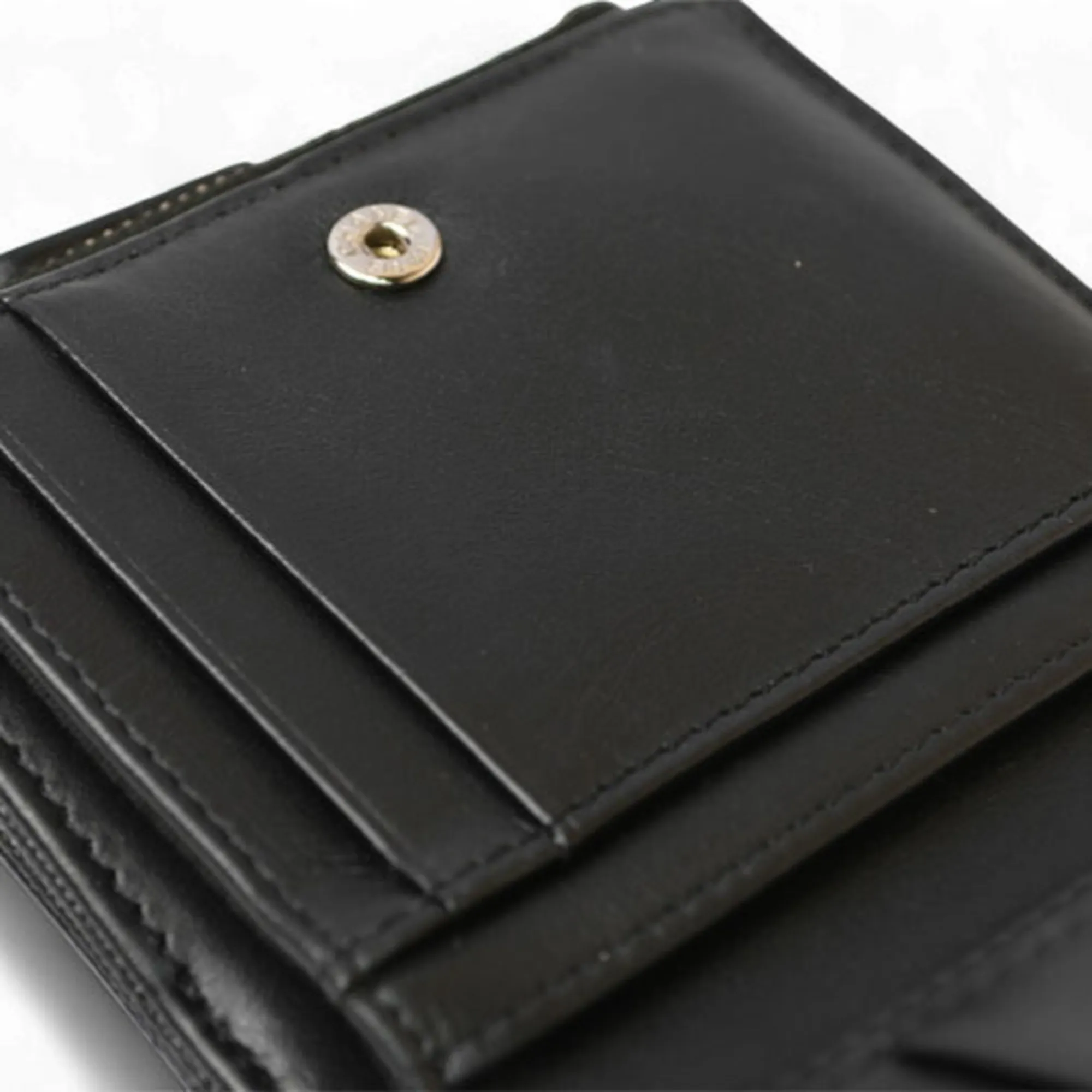 CHANEL Black Caviar Leather Wallet