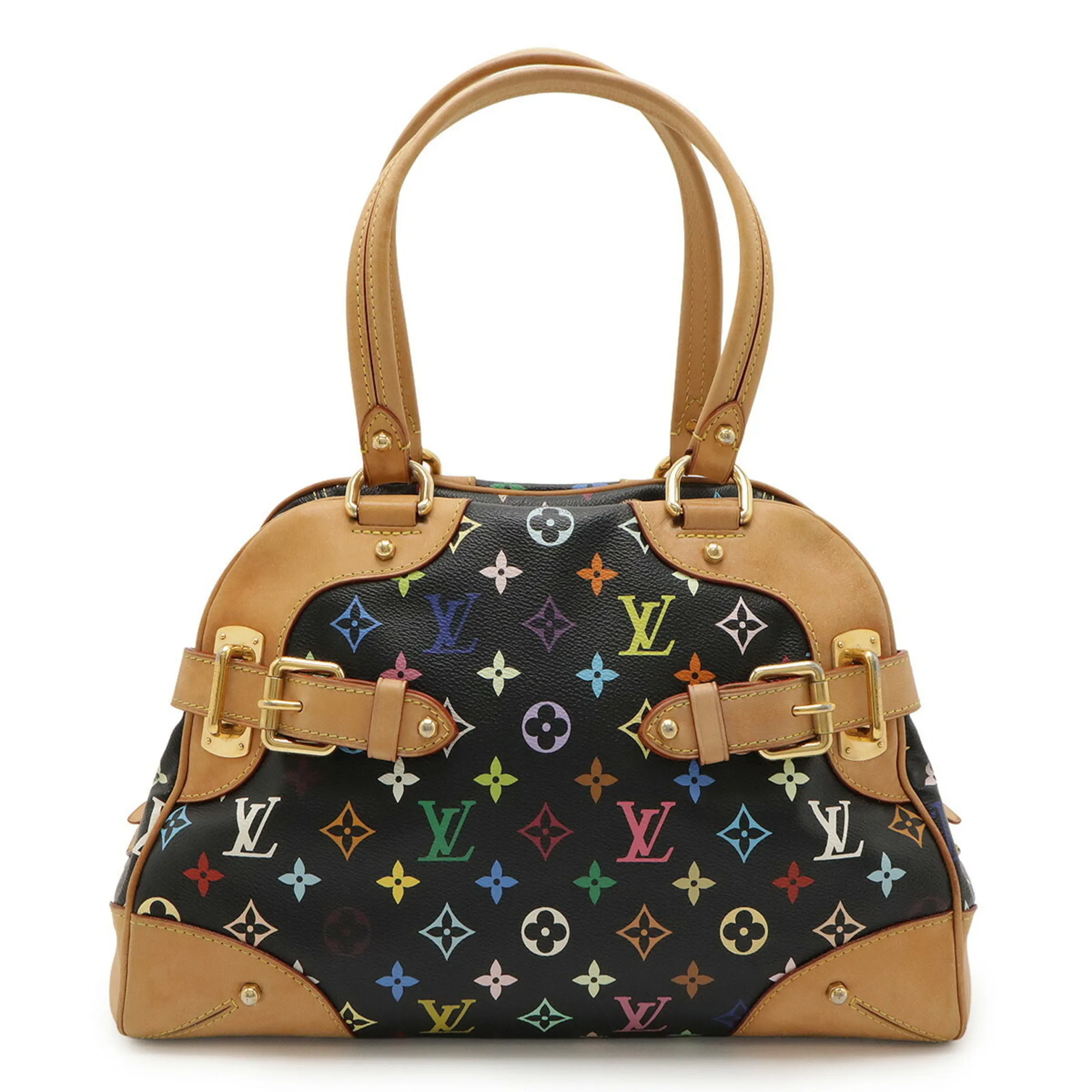 LOUIS VUITTON Black Monogram Shoulder Bag