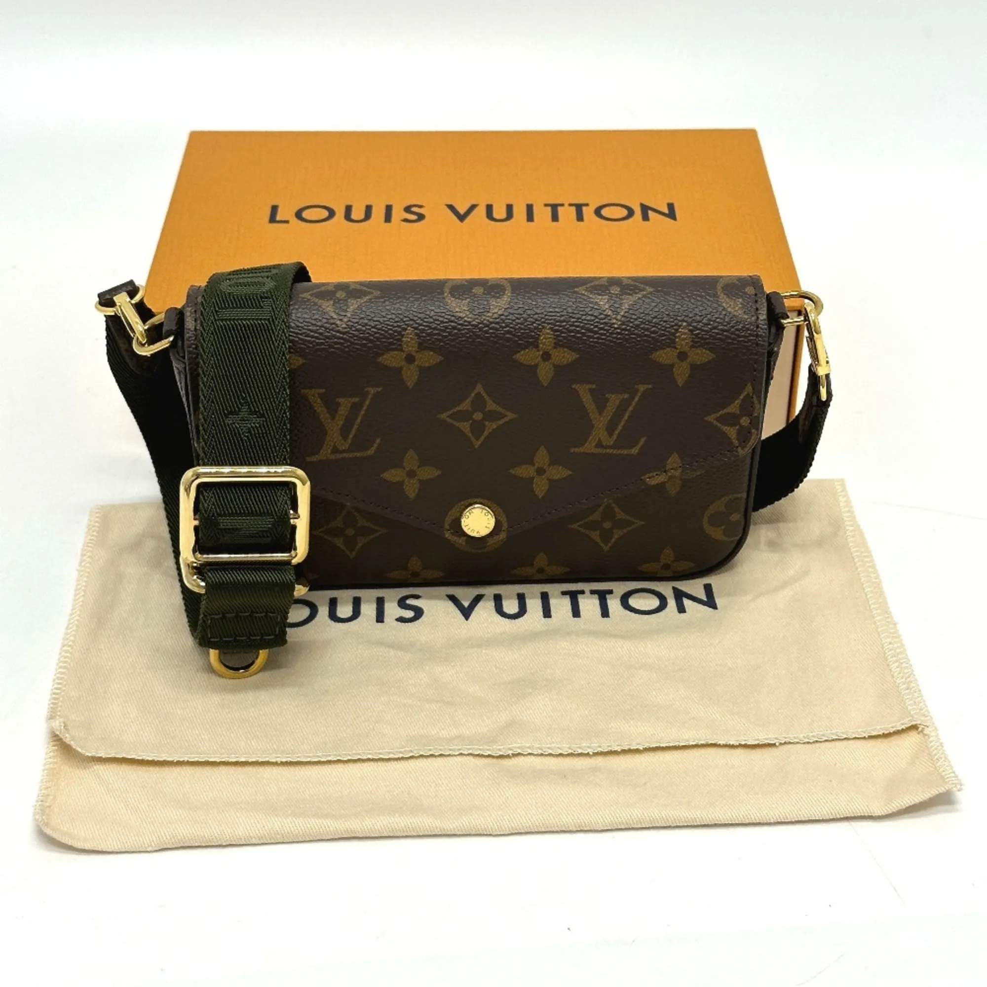 LOUIS VUITTON Brown Monogram Shoulder Bag