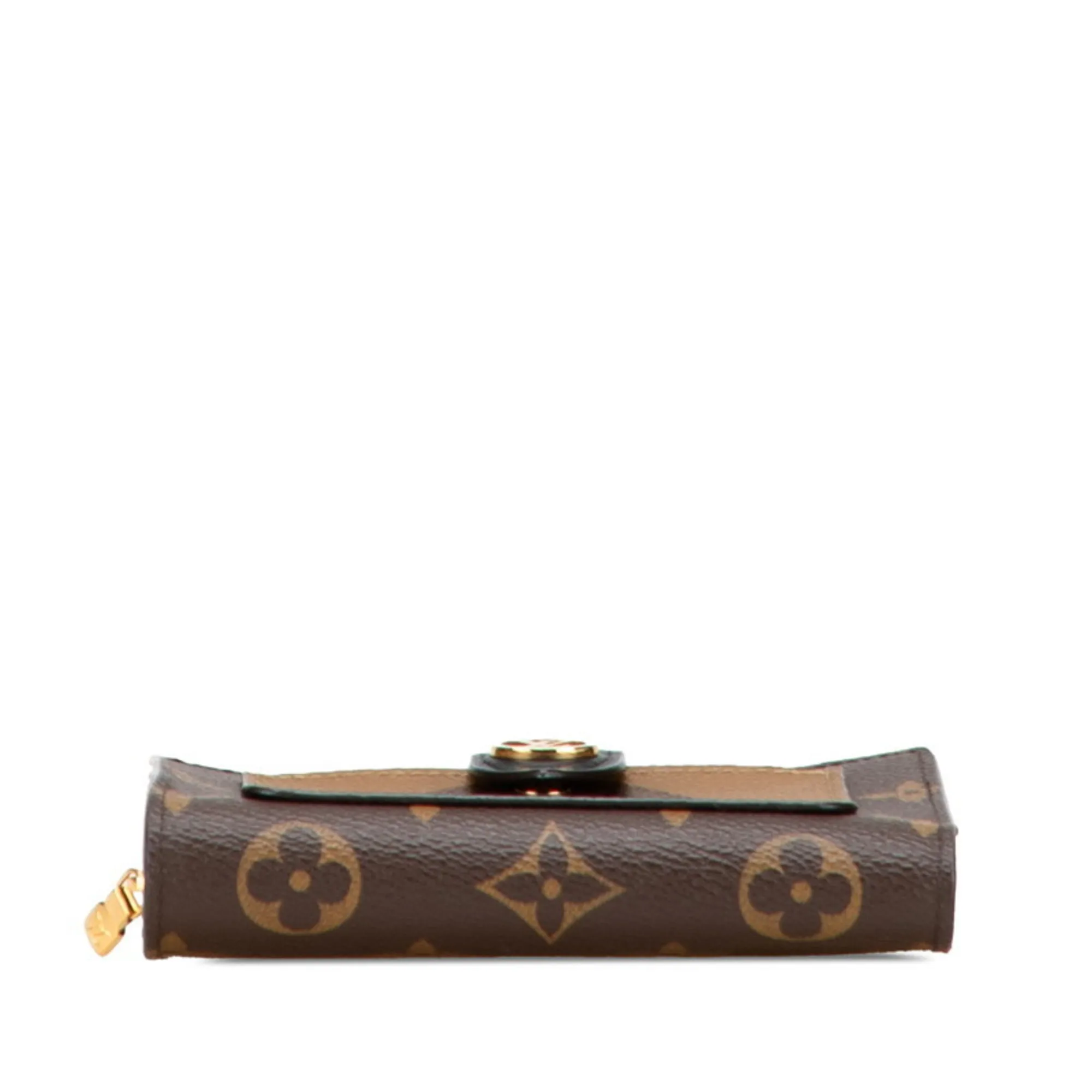 LOUIS VUITTON Brown Monogram Leather Wallet