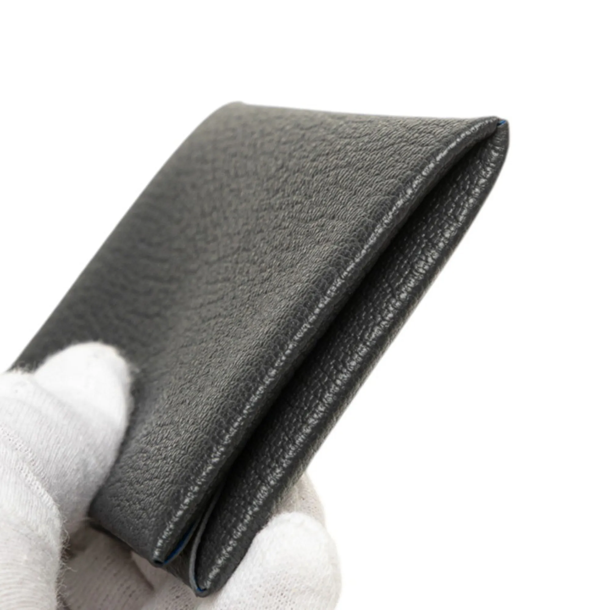 HERMES Gray Card Holder