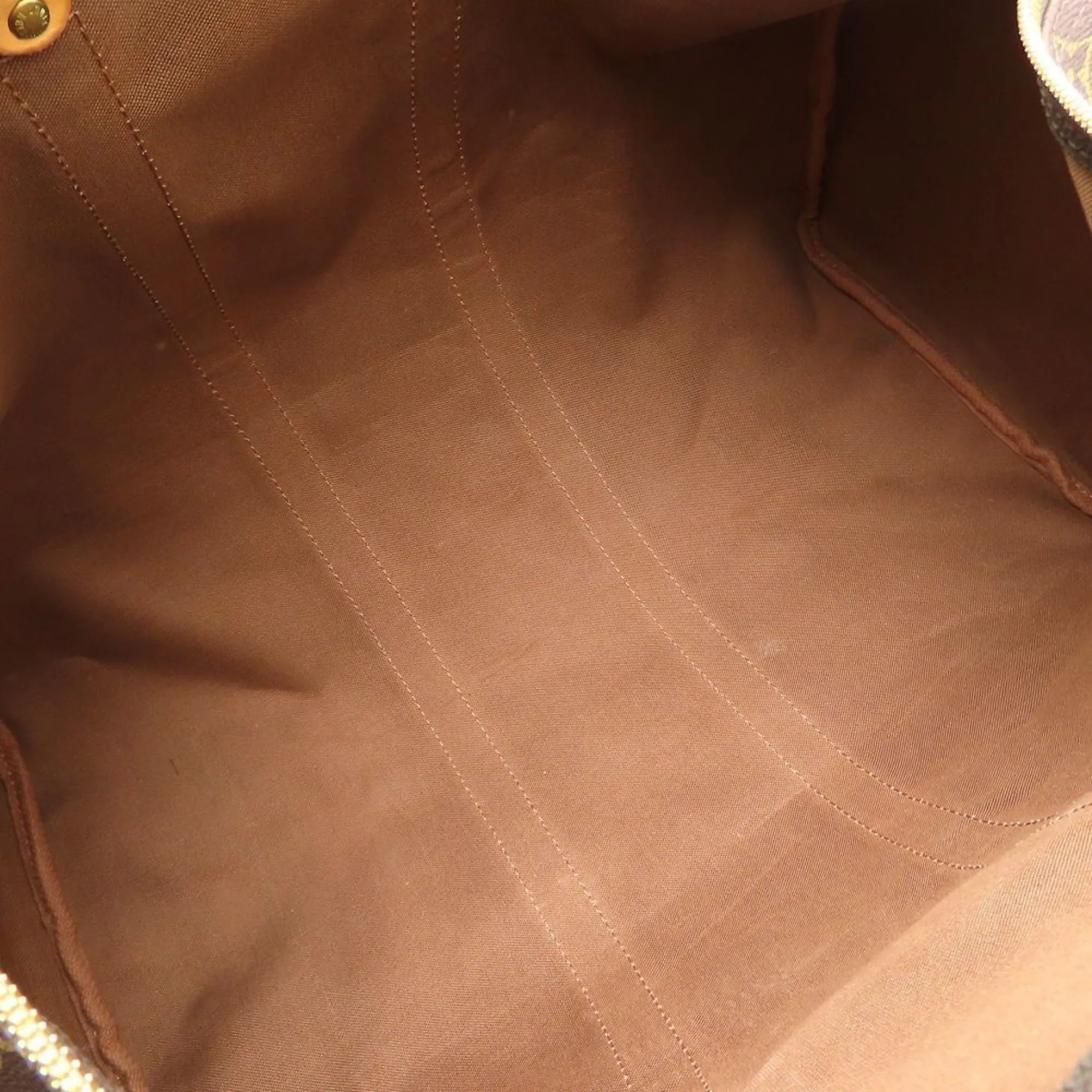 LOUIS VUITTON Brown Monogram Boston Bag