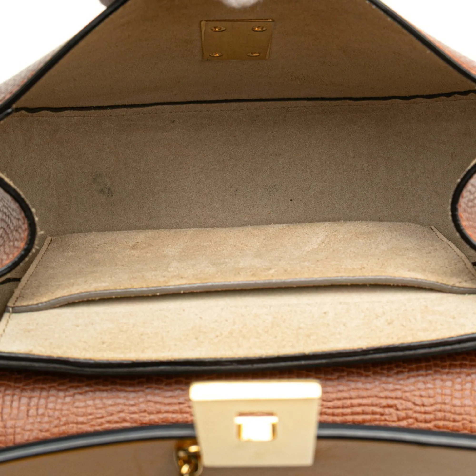 CHLOE Brown Leather Shoulder Bag