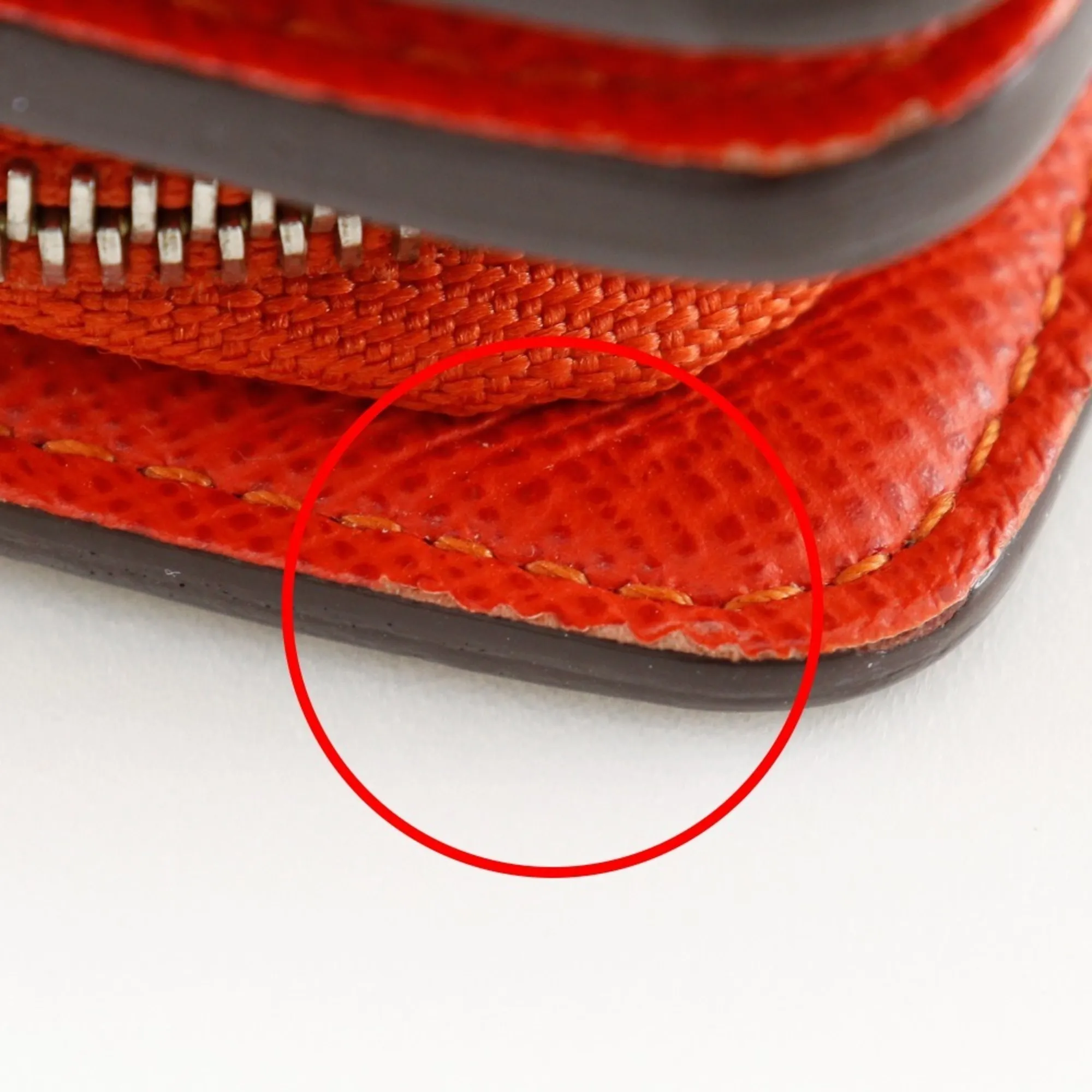 LOUIS VUITTON Orange Monogram Wallet