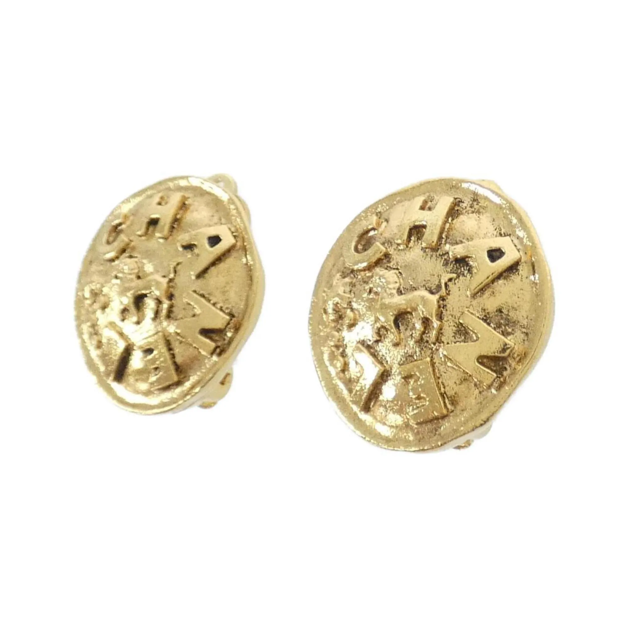 CHANEL Gold Earrings