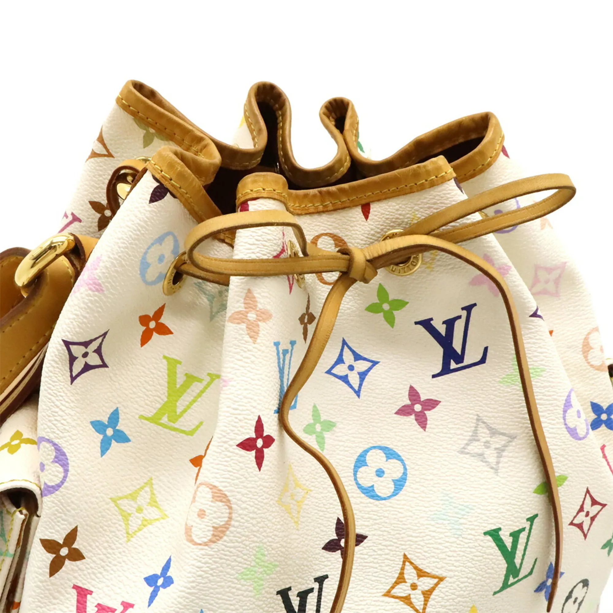 LOUIS VUITTON White Monogram Shoulder Bag