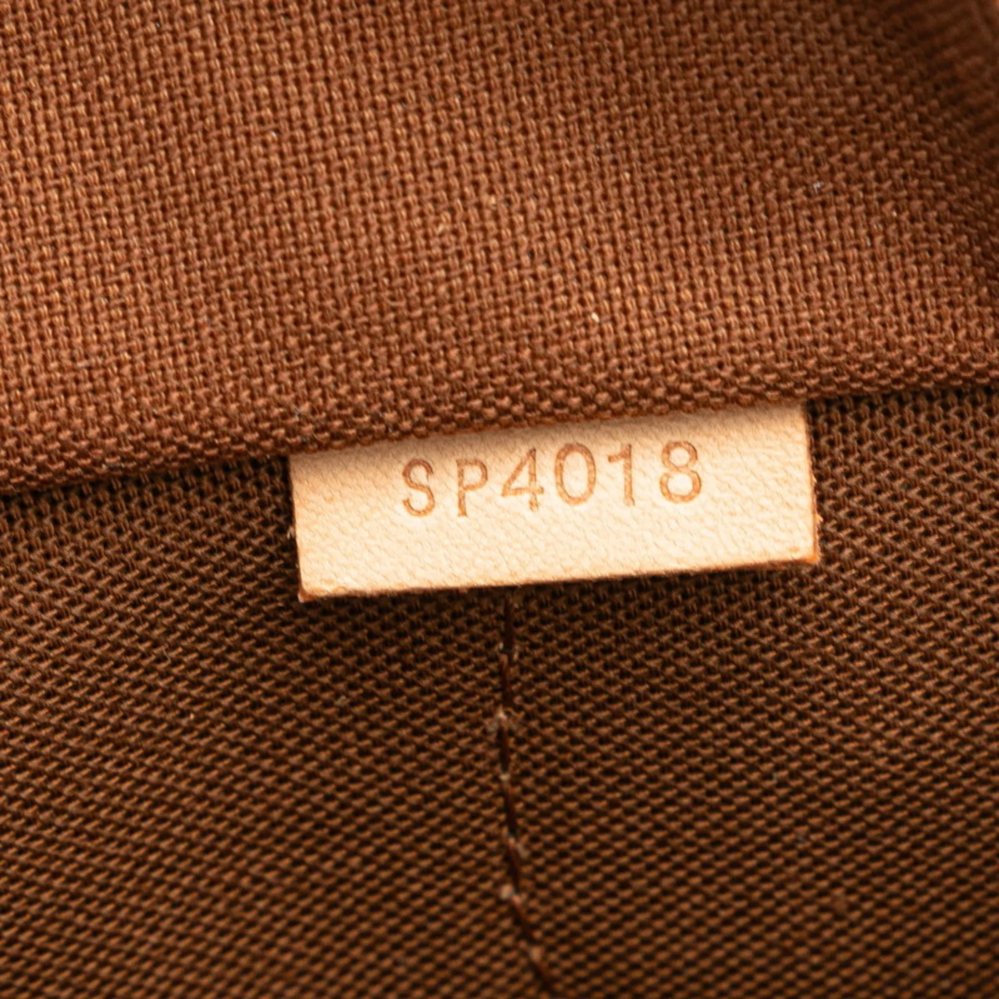 LOUIS VUITTON Brown Monogram Leather Bag