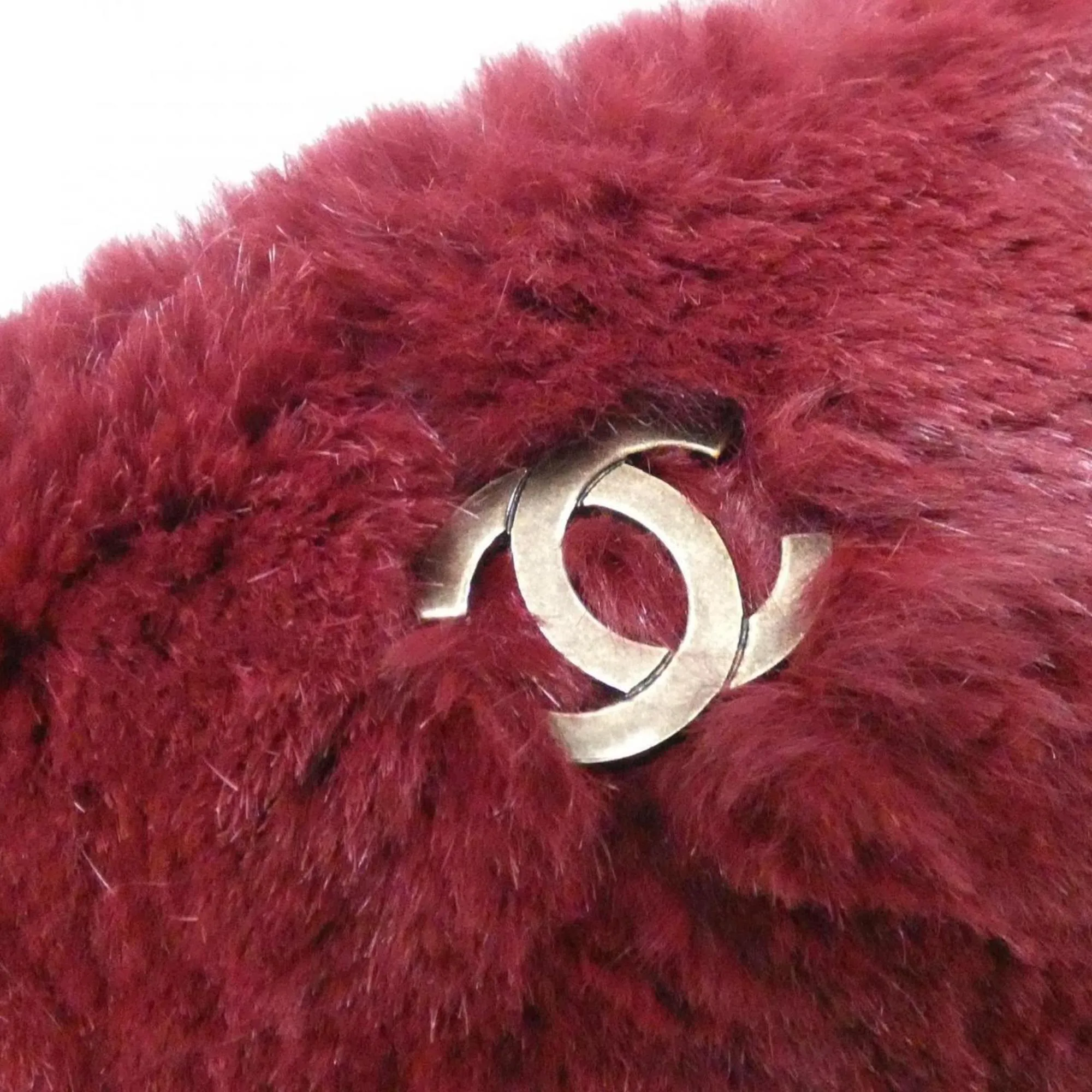 CHANEL Red Shoulder Bag