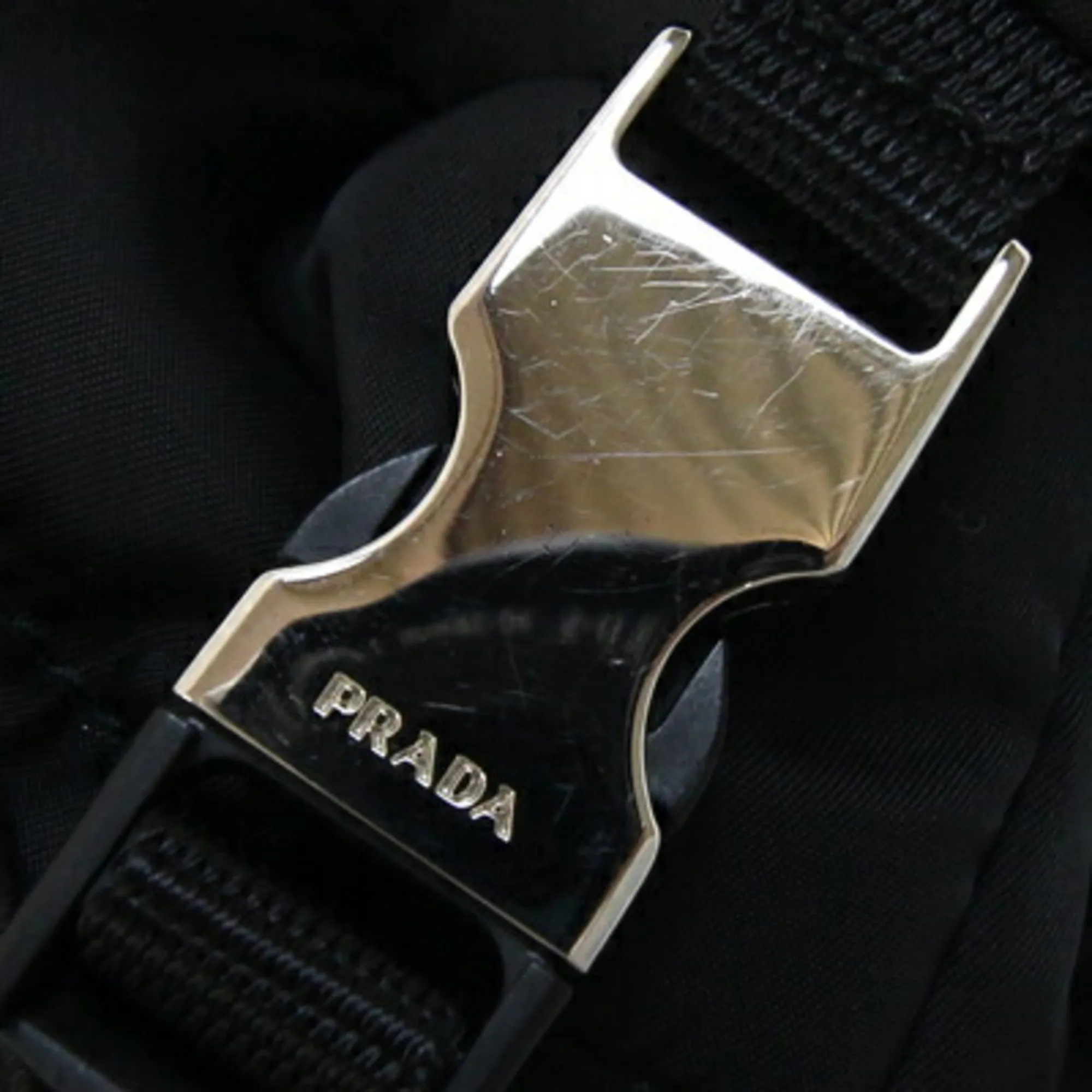 PRADA Black Leather Backpack