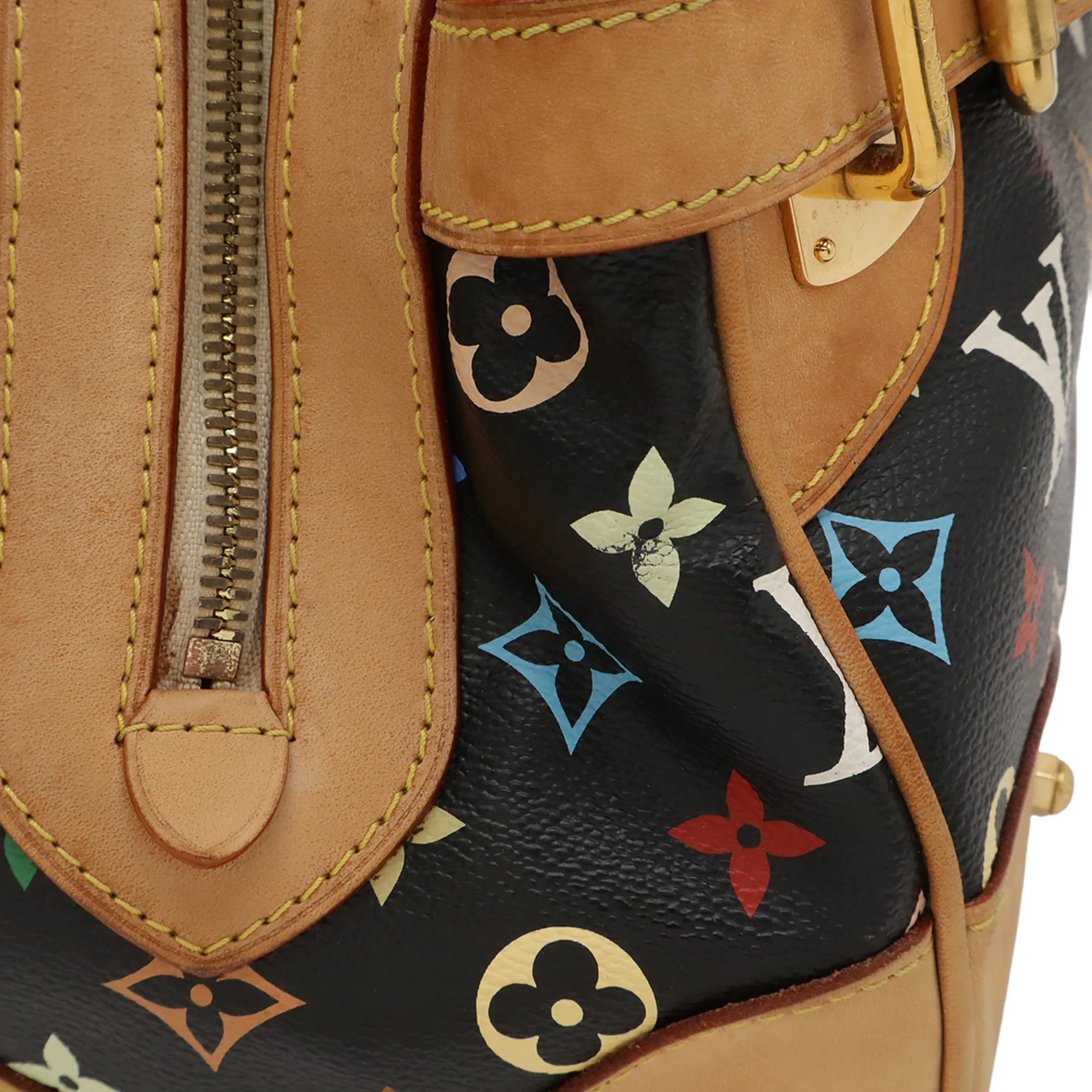 LOUIS VUITTON Black Monogram Shoulder Bag