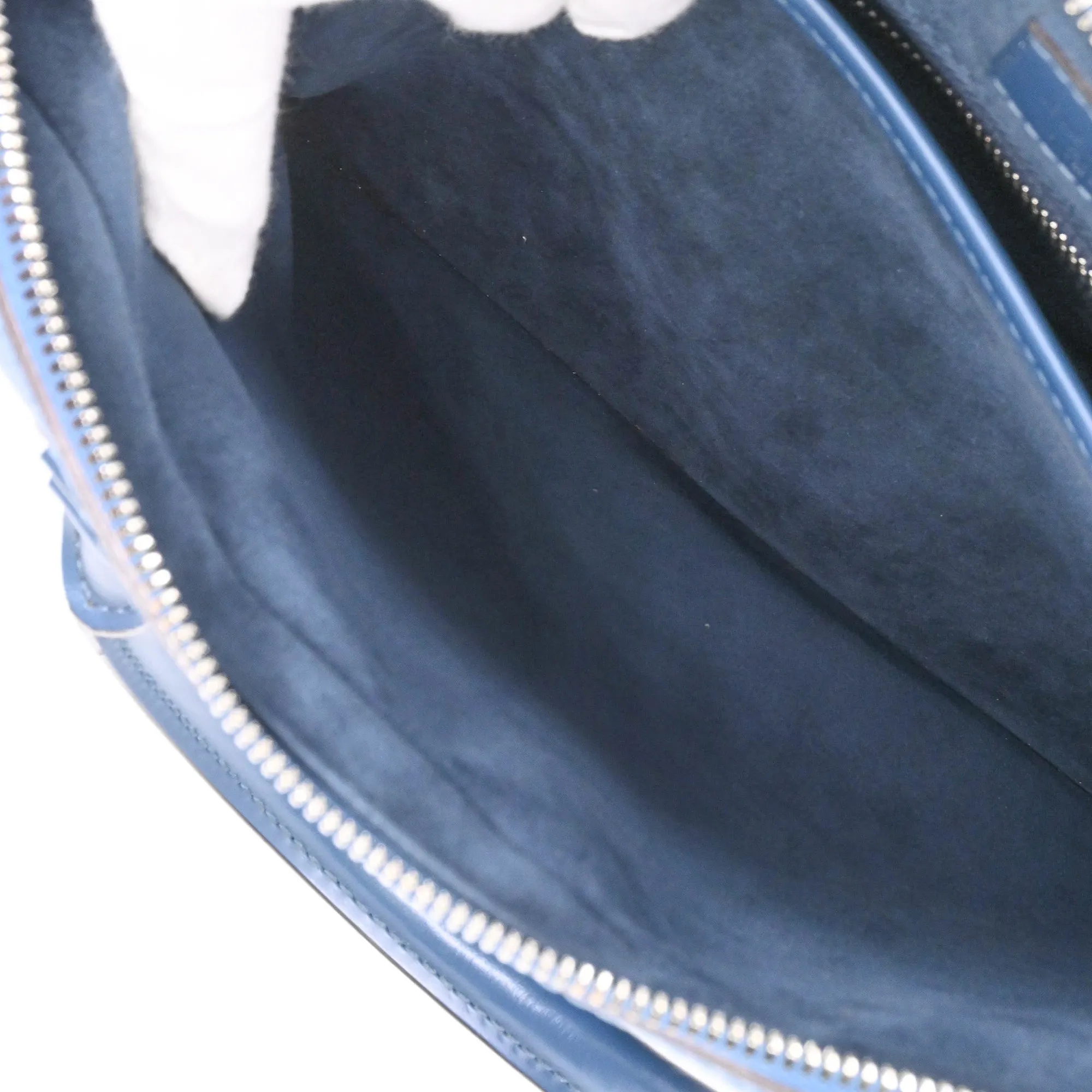 LOUIS VUITTON Blue Leather Bag