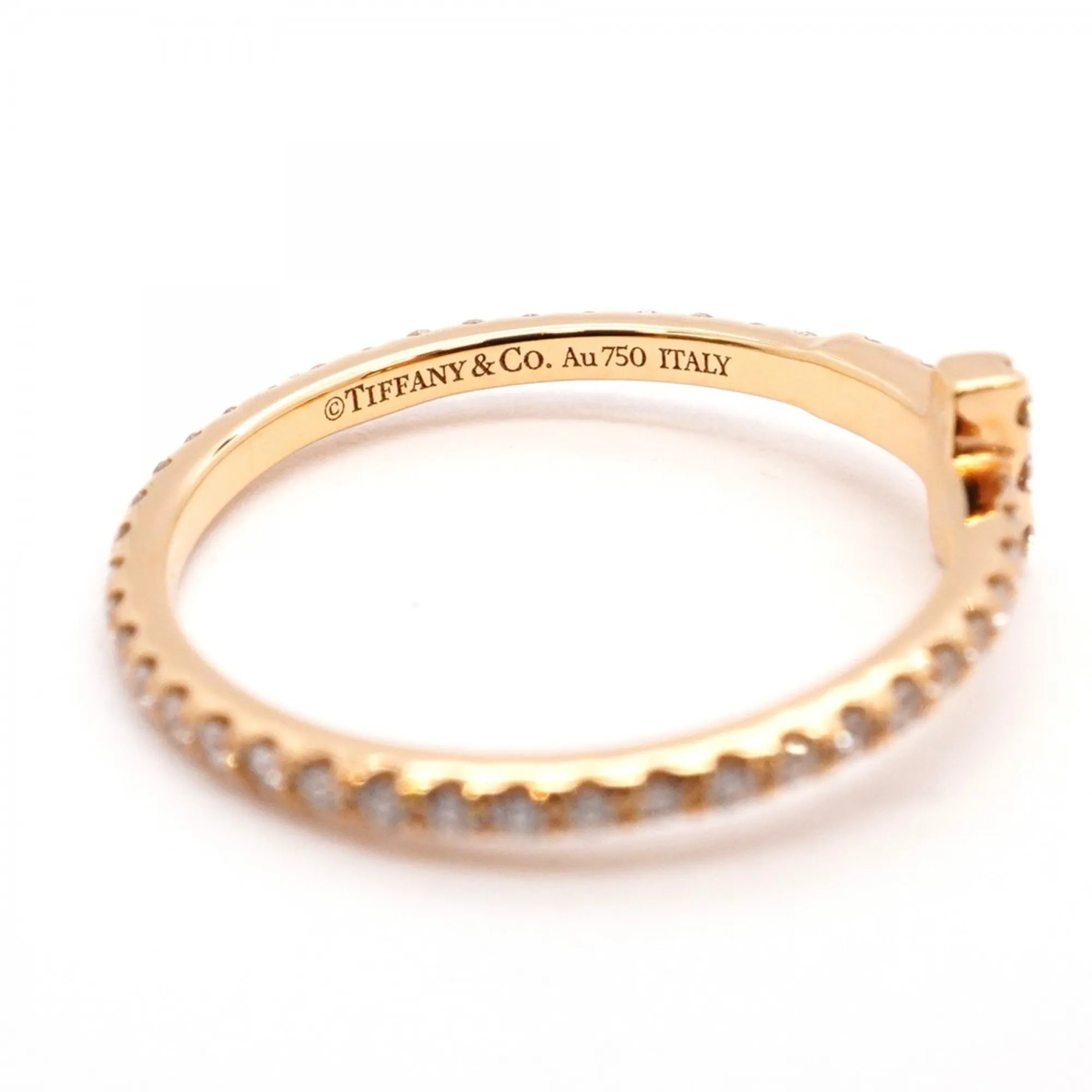 TIFFANY & CO. 18k Gold Diamond Ring