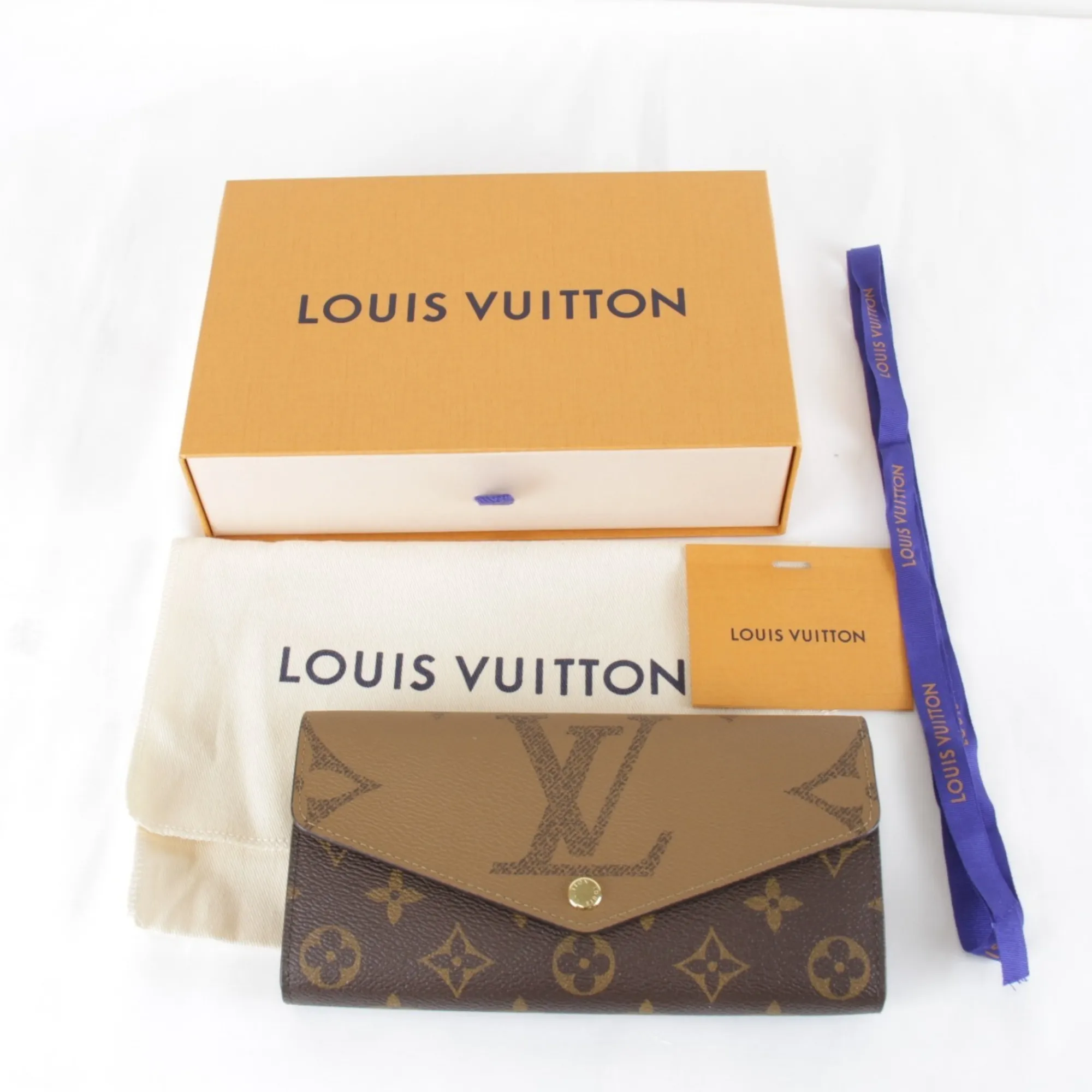 LOUIS VUITTON Brown Monogram Wallet