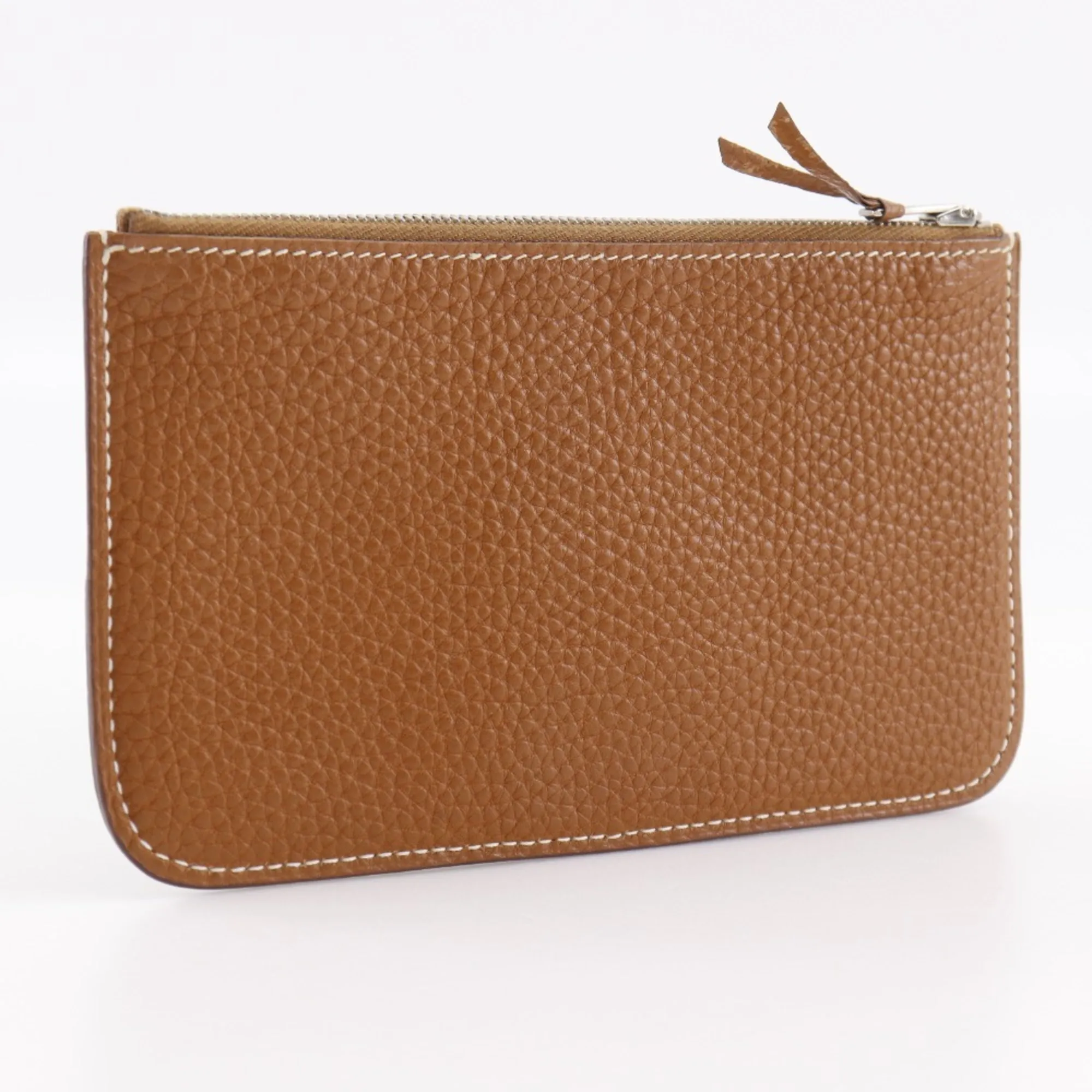HERMES Brown Leather Wallet