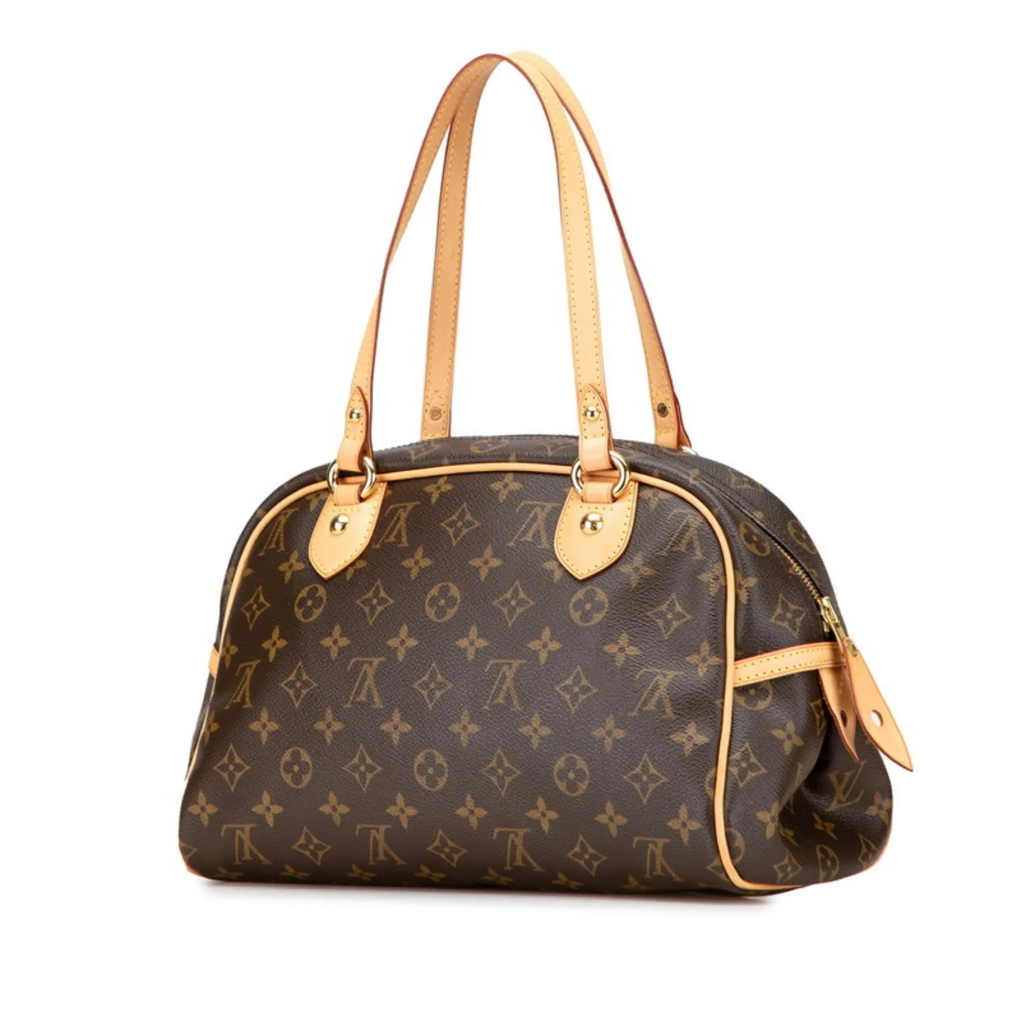 LOUIS VUITTON Brown Monogram Leather Bag