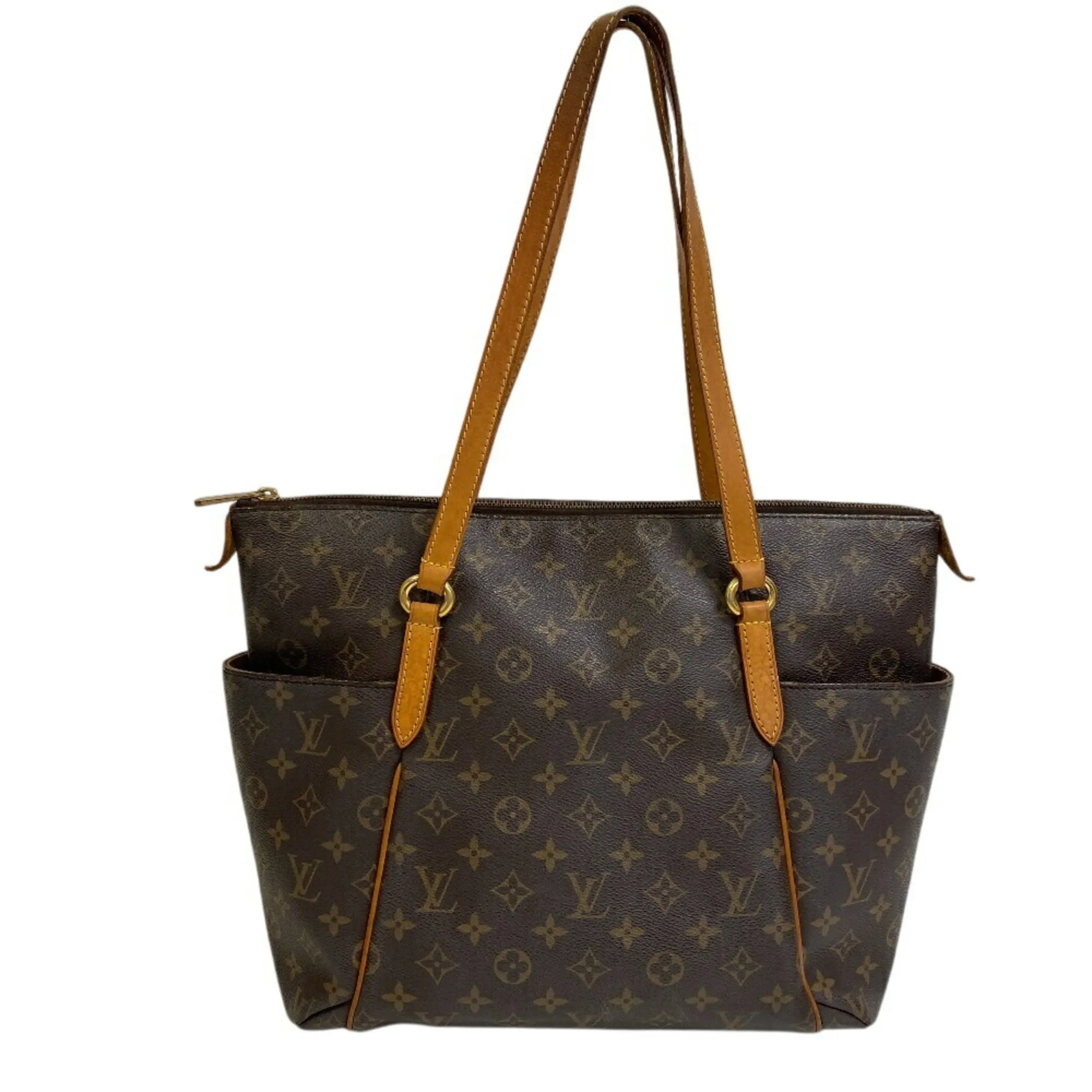 LOUIS VUITTON Brown Monogram Tote Bag