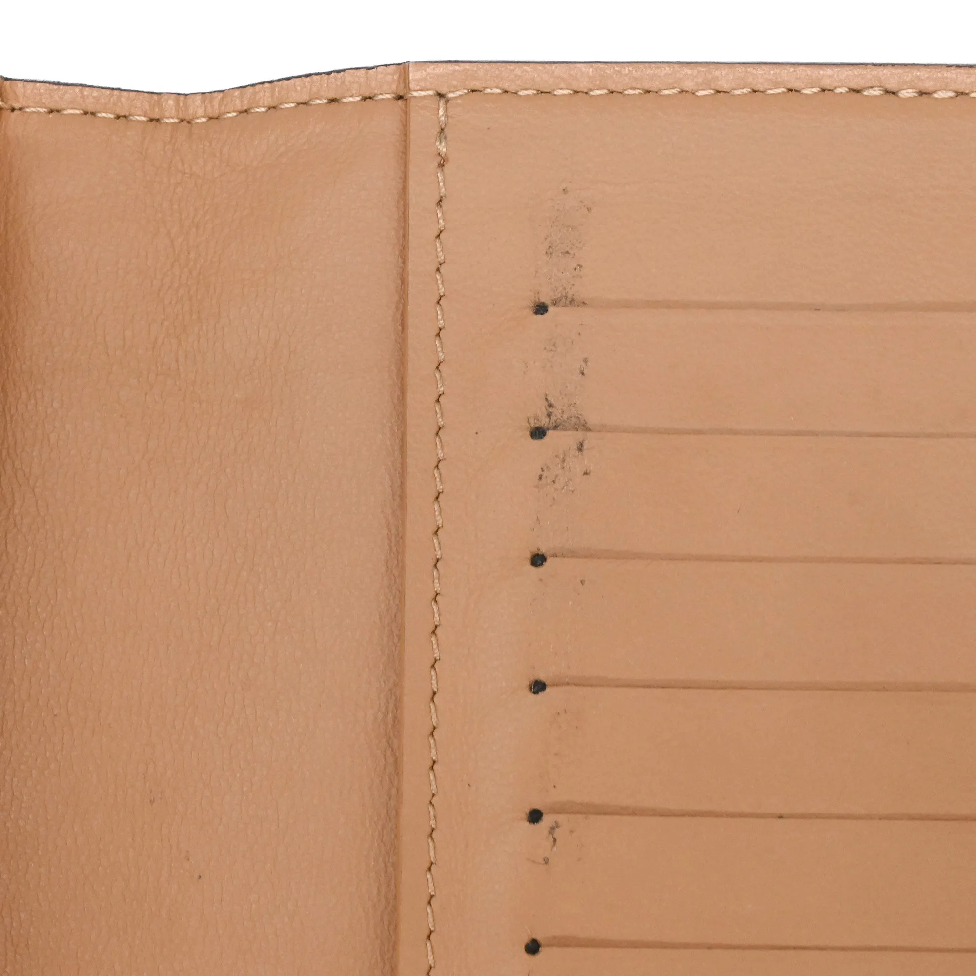 LOUIS VUITTON Black Leather Wallet