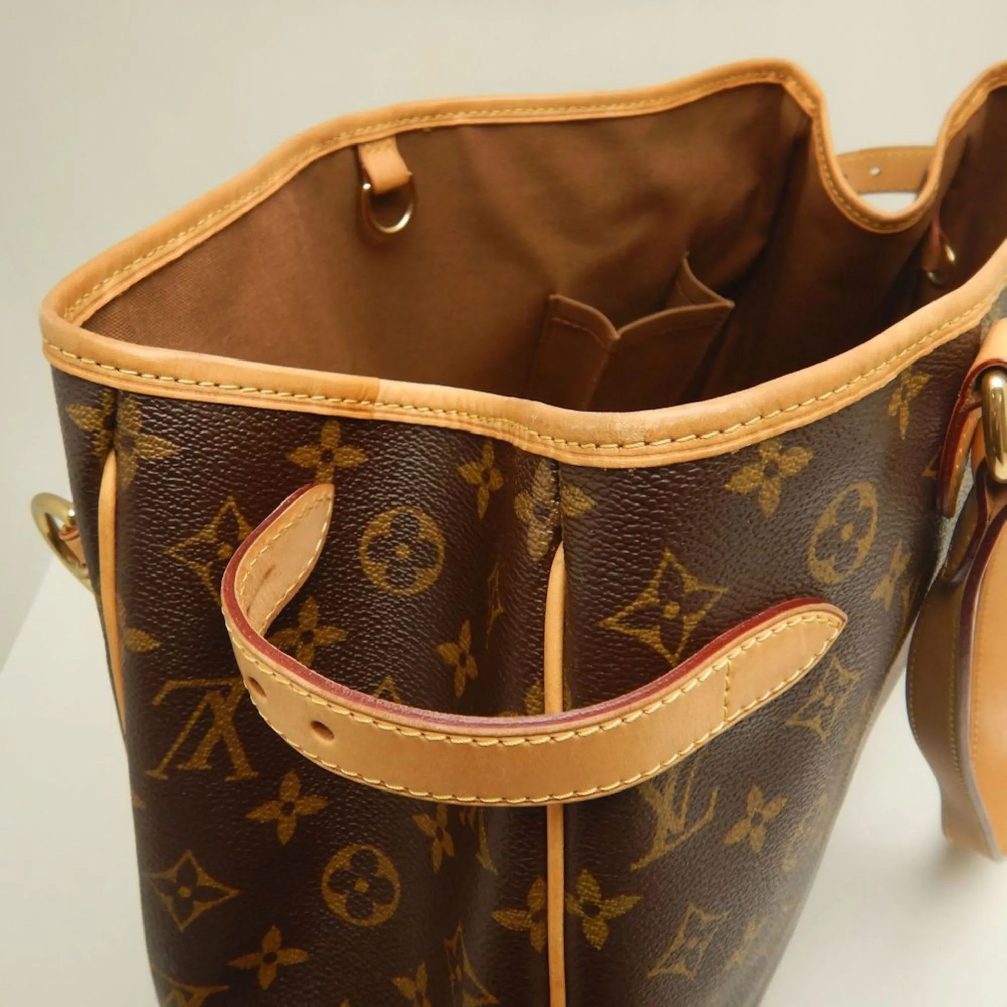 LOUIS VUITTON Brown Monogram Tote Bag