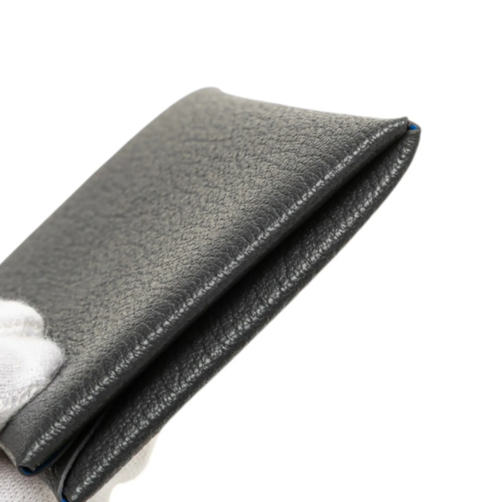 HERMES Gray Card Holder