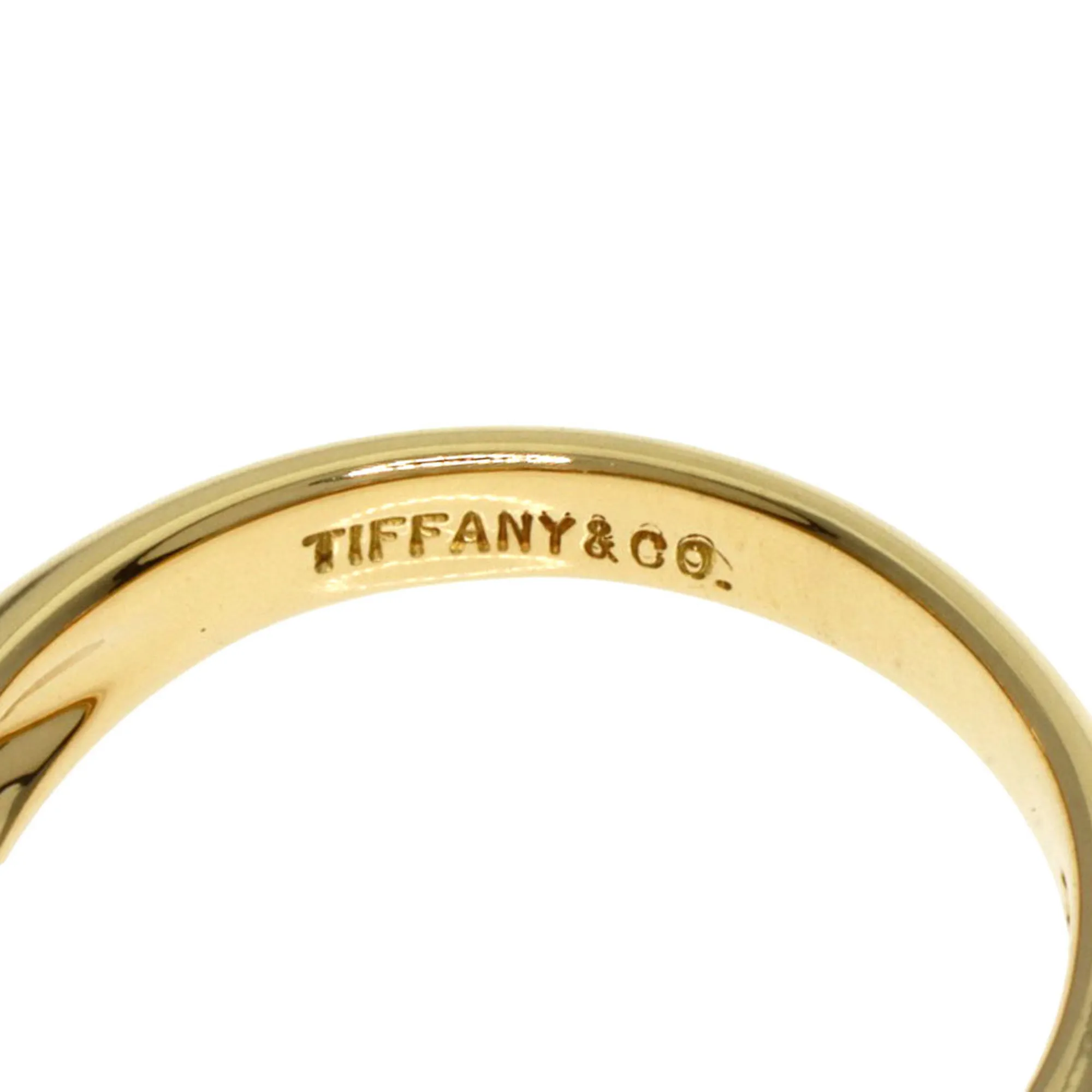 TIFFANY & CO. 18k Yellow Diamond Ring