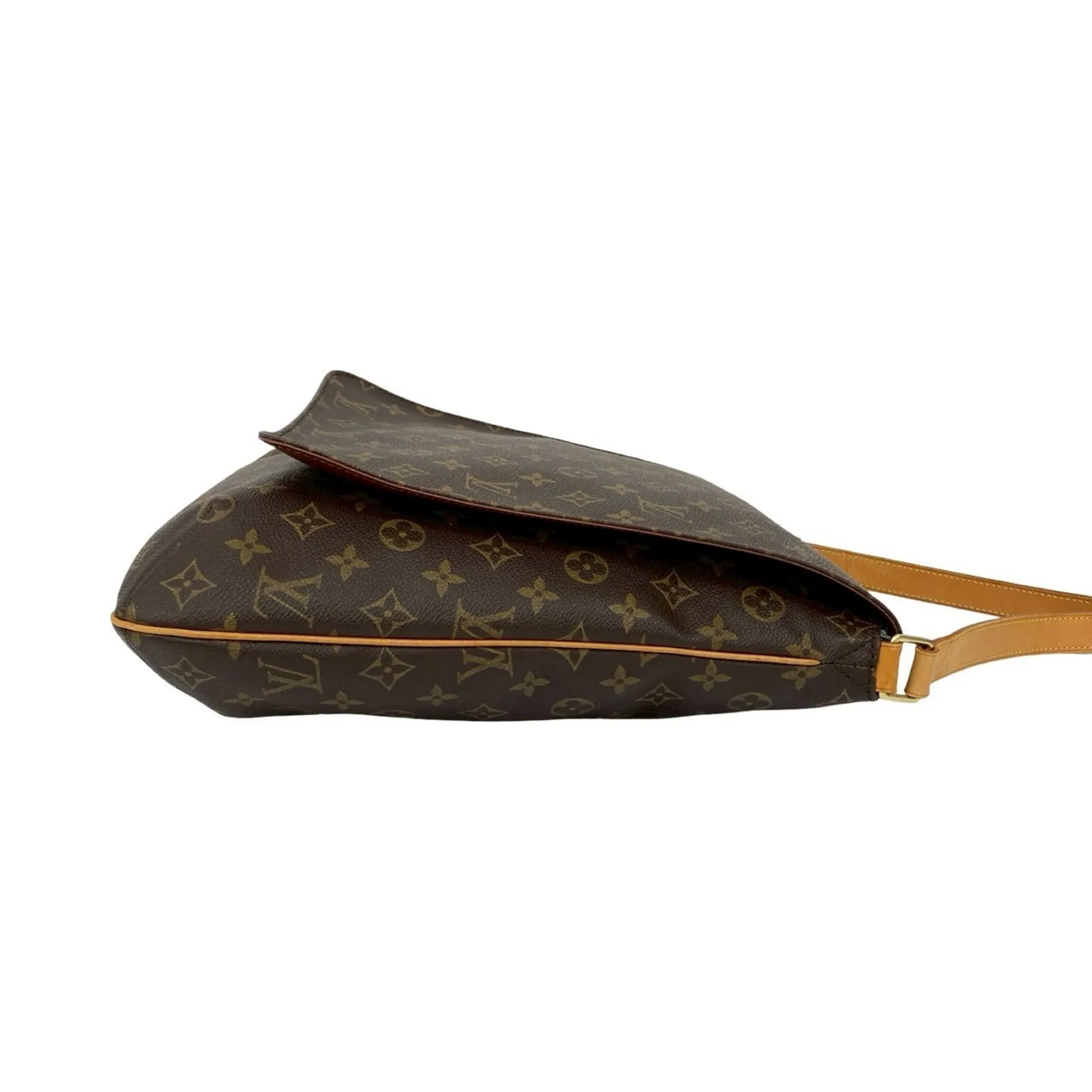LOUIS VUITTON Brown Leather Shoulder Bag