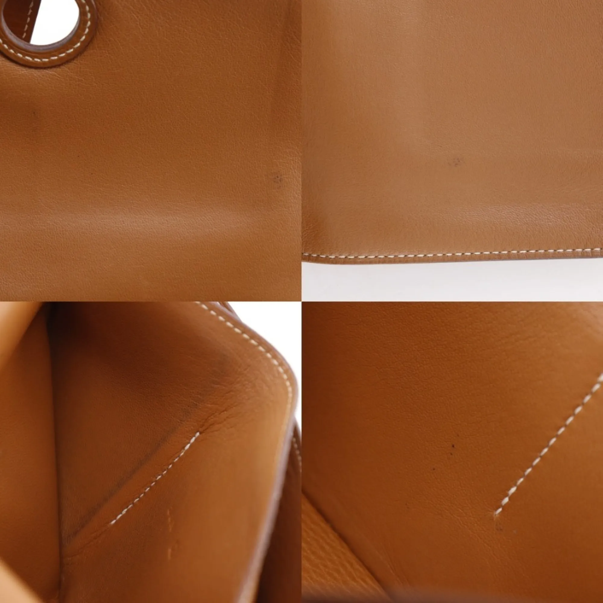 HERMES Brown Leather Wallet