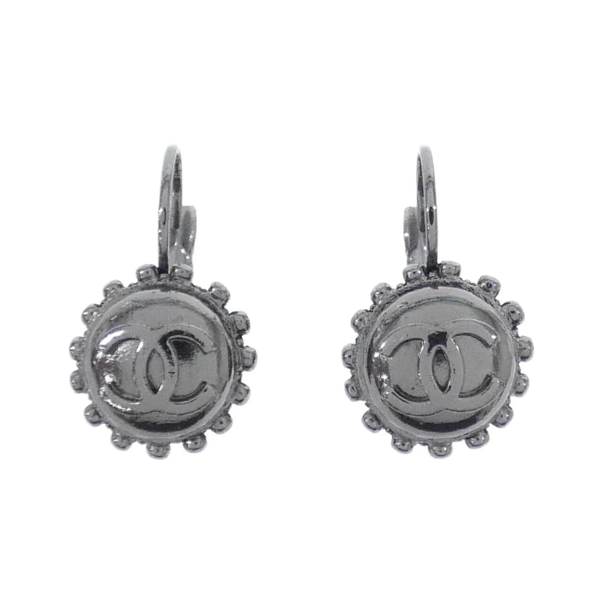 CHANEL Silver Earrings