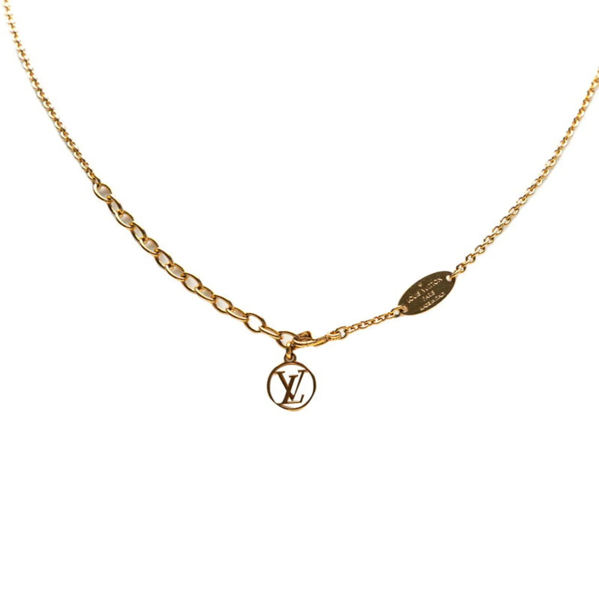 LOUIS VUITTON Gold Necklace