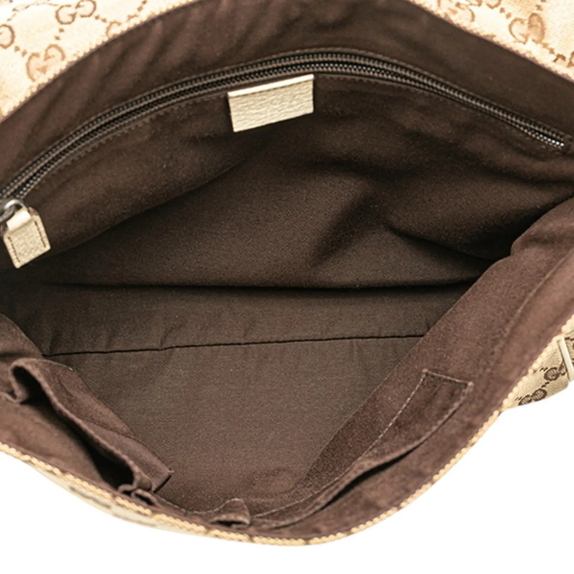 GUCCI Brown Leather Shoulder Bag