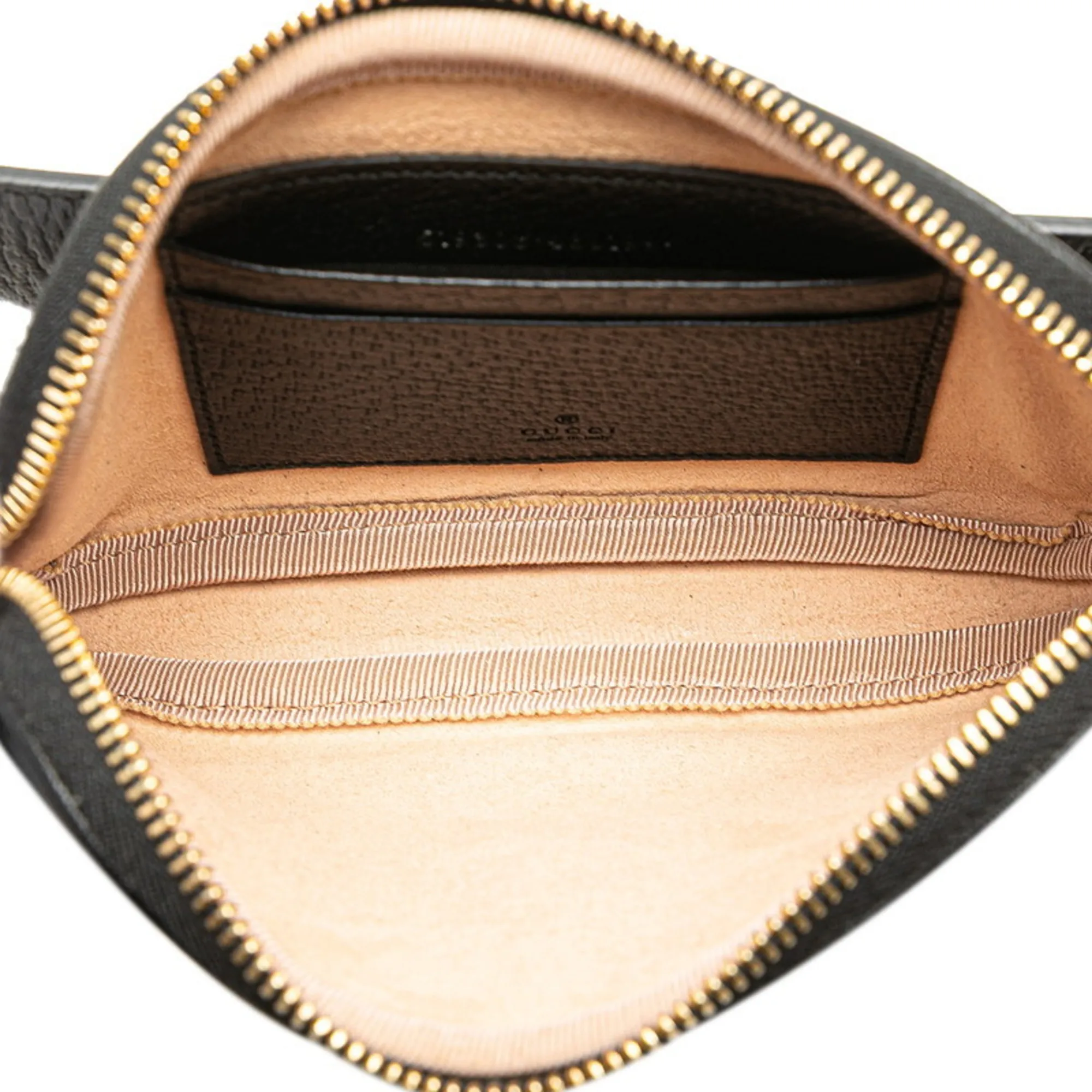 GUCCI Black Leather Fanny Pack