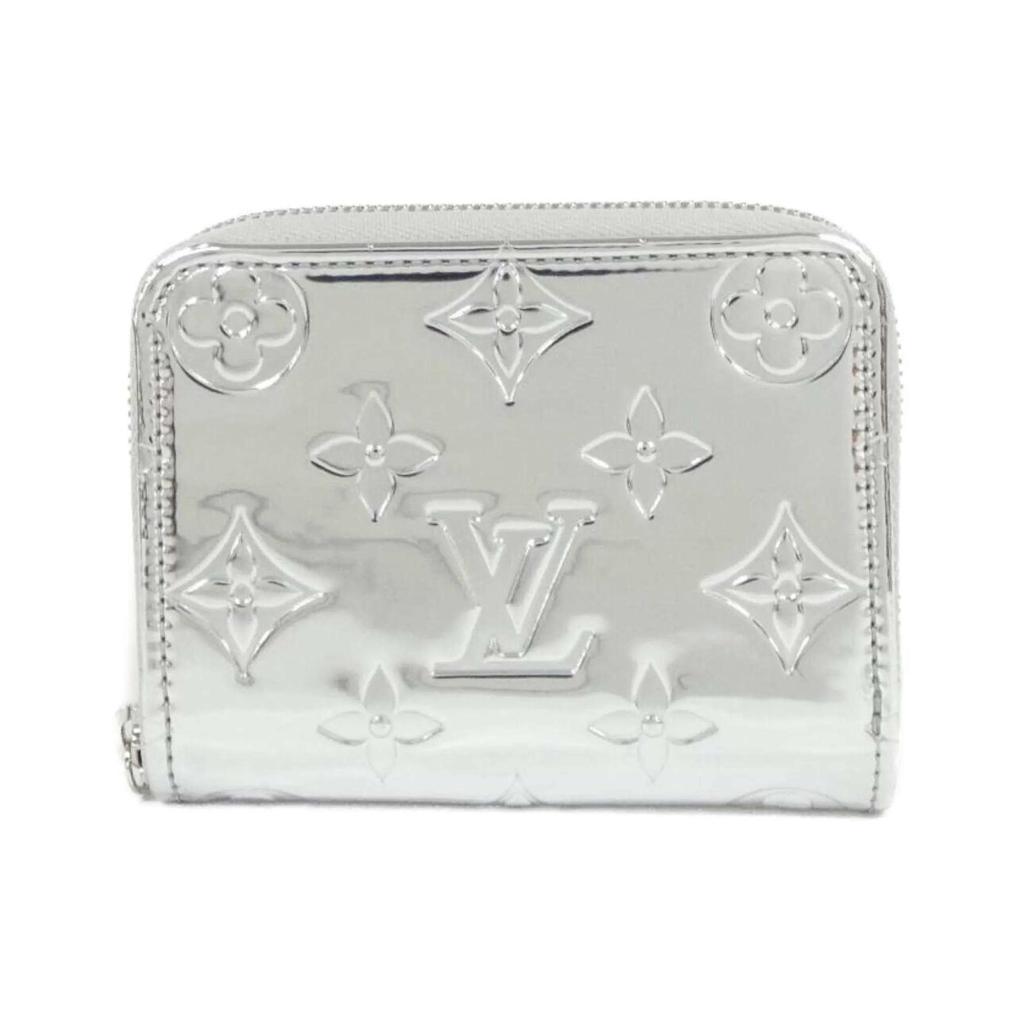 LOUIS VUITTON Silver Monogram Wallet