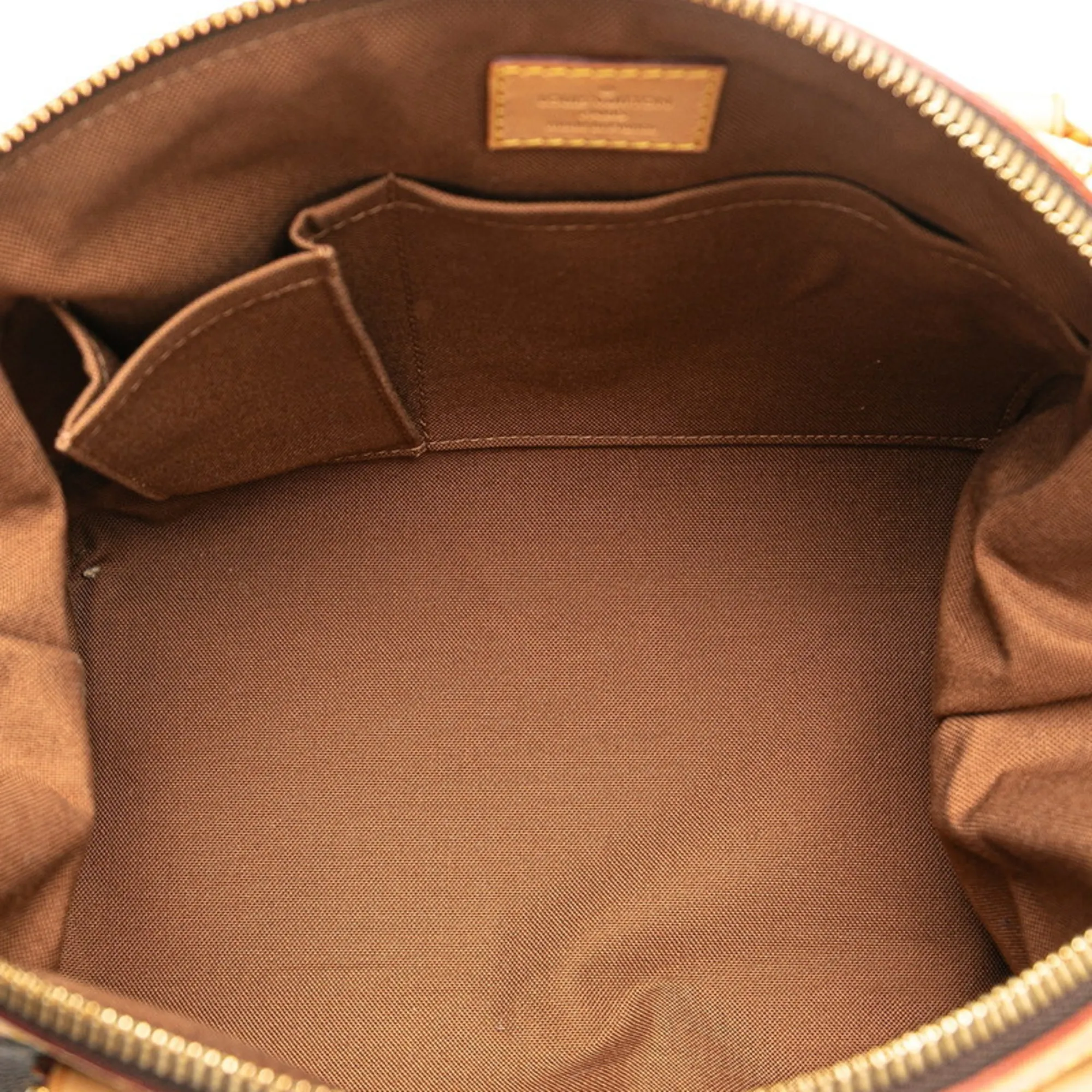LOUIS VUITTON Brown Monogram Leather Bag